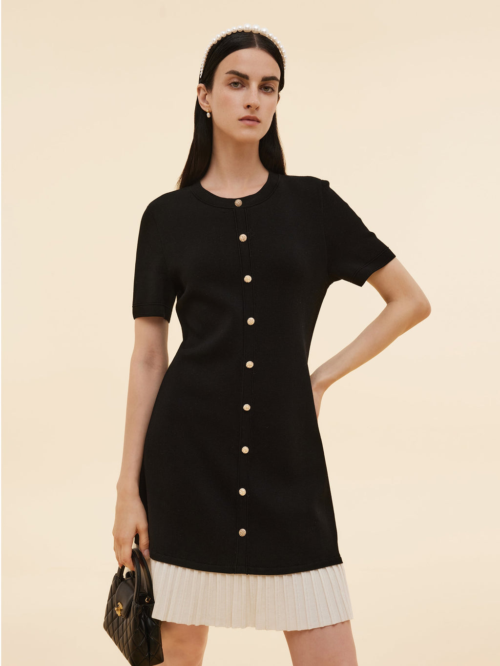 Tencel H-Line Mini Dress
