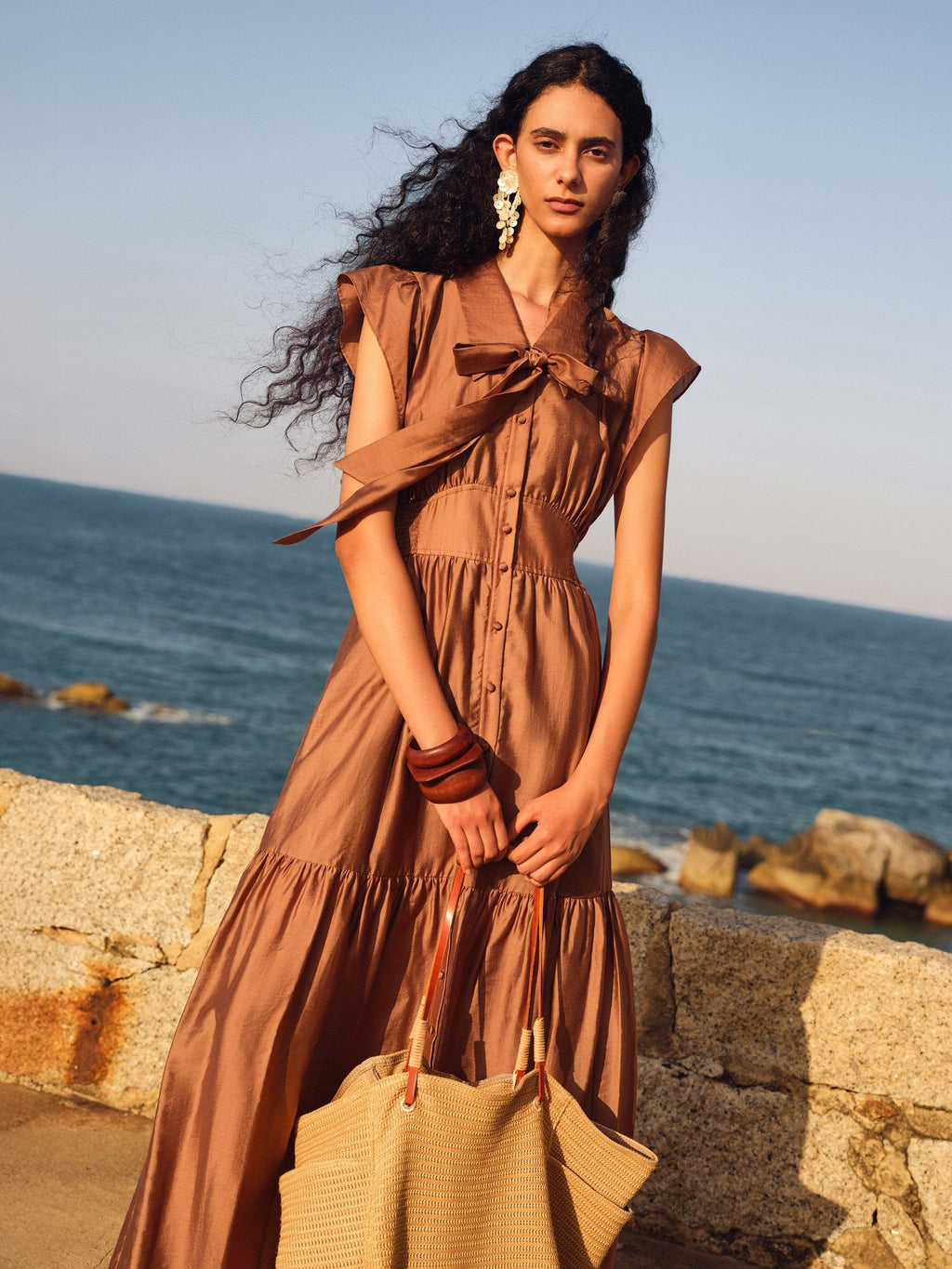 Ruffled Maxi Dress