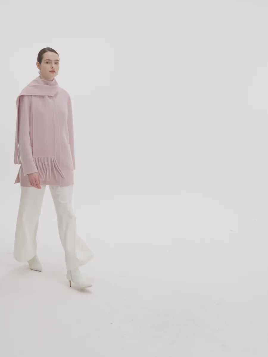 Tencel-Wool Double-Faced Coat
