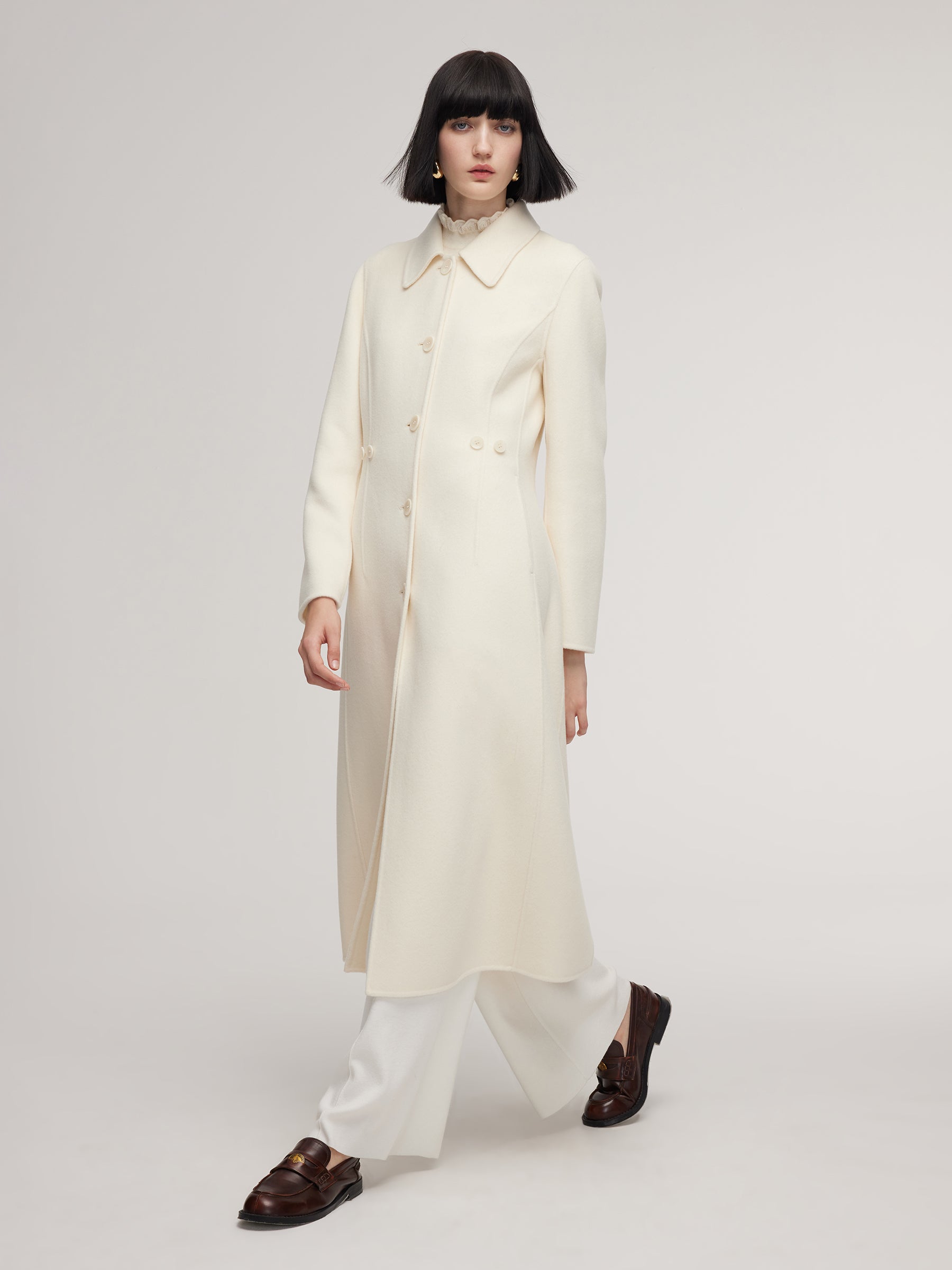 Cashmere Wool Overcoat