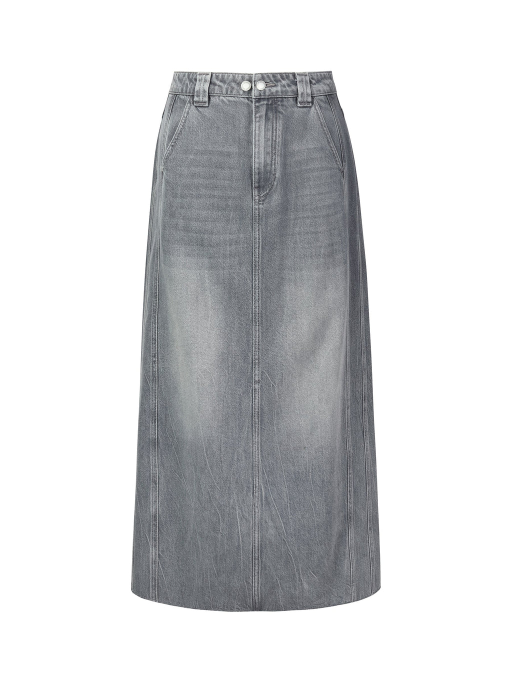 Breathable Straight Denim Skirt