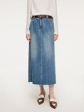Lyocell-Cotton Denim Skirt