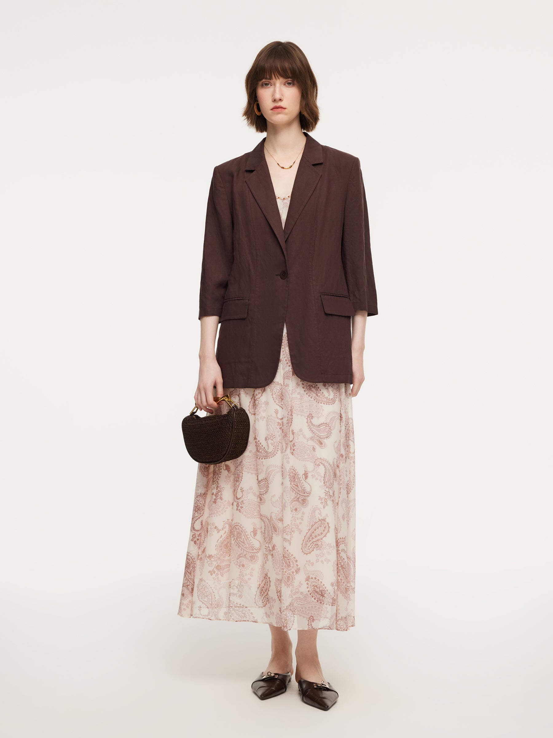 Linen Blend Blazer
