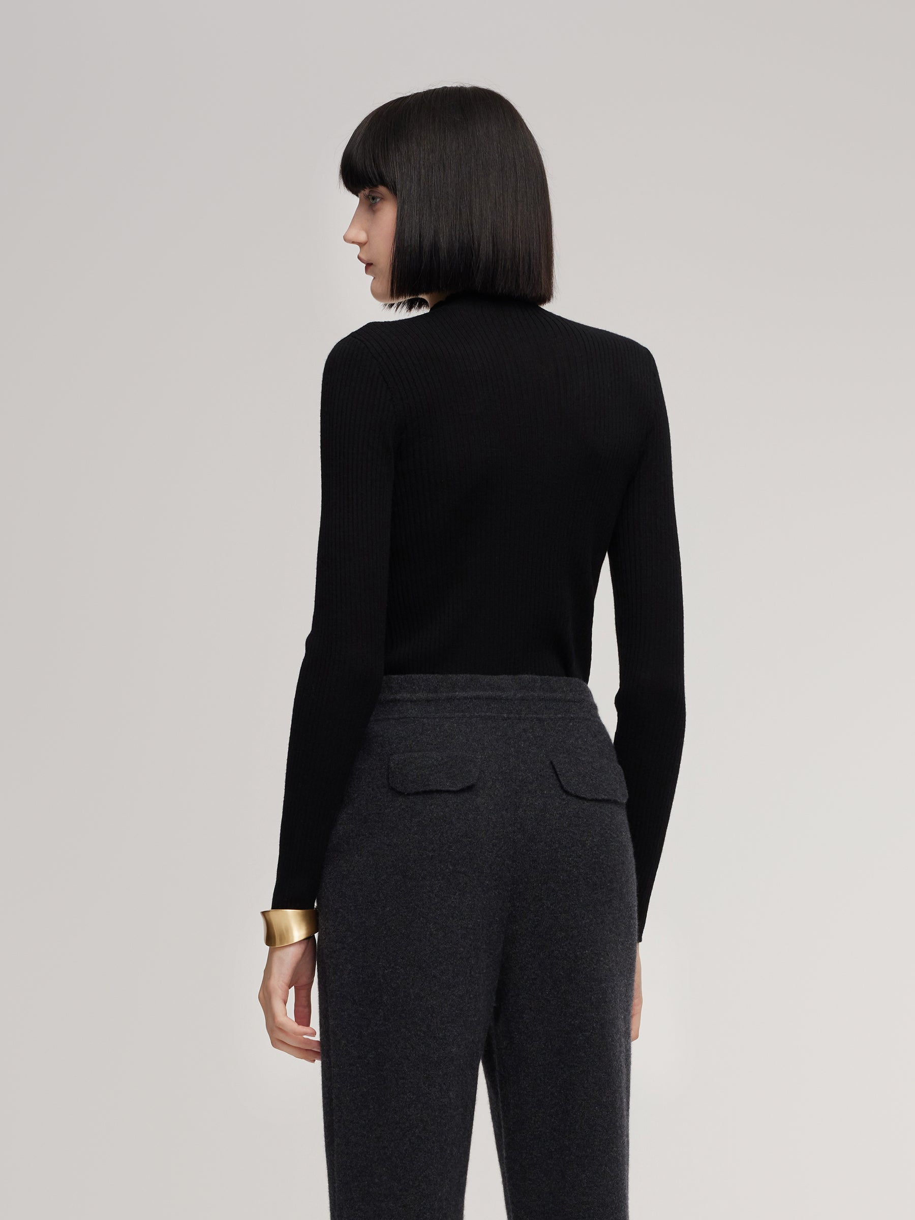 Front Cutout Slim Fit Top