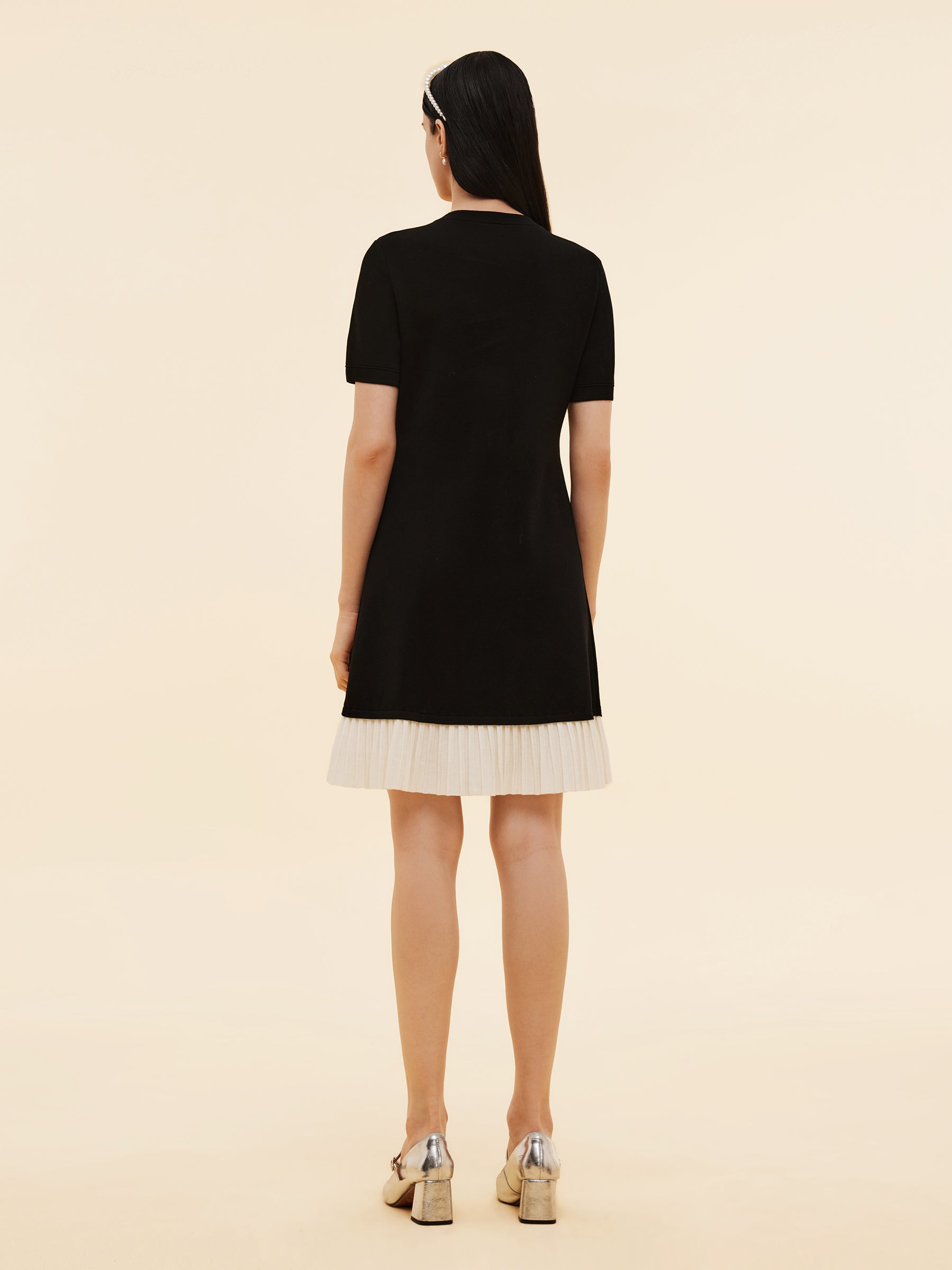 Tencel H-Line Mini Dress