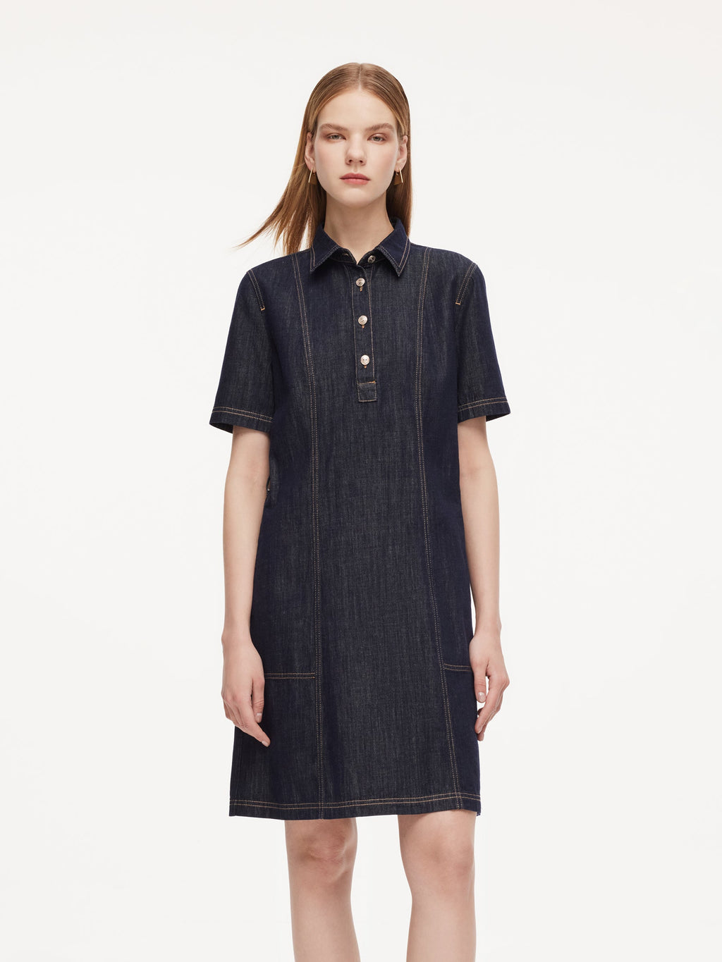 Denim Shirt Mini Dress