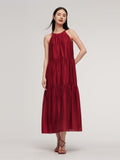 Tencel Halter Romantic Dress