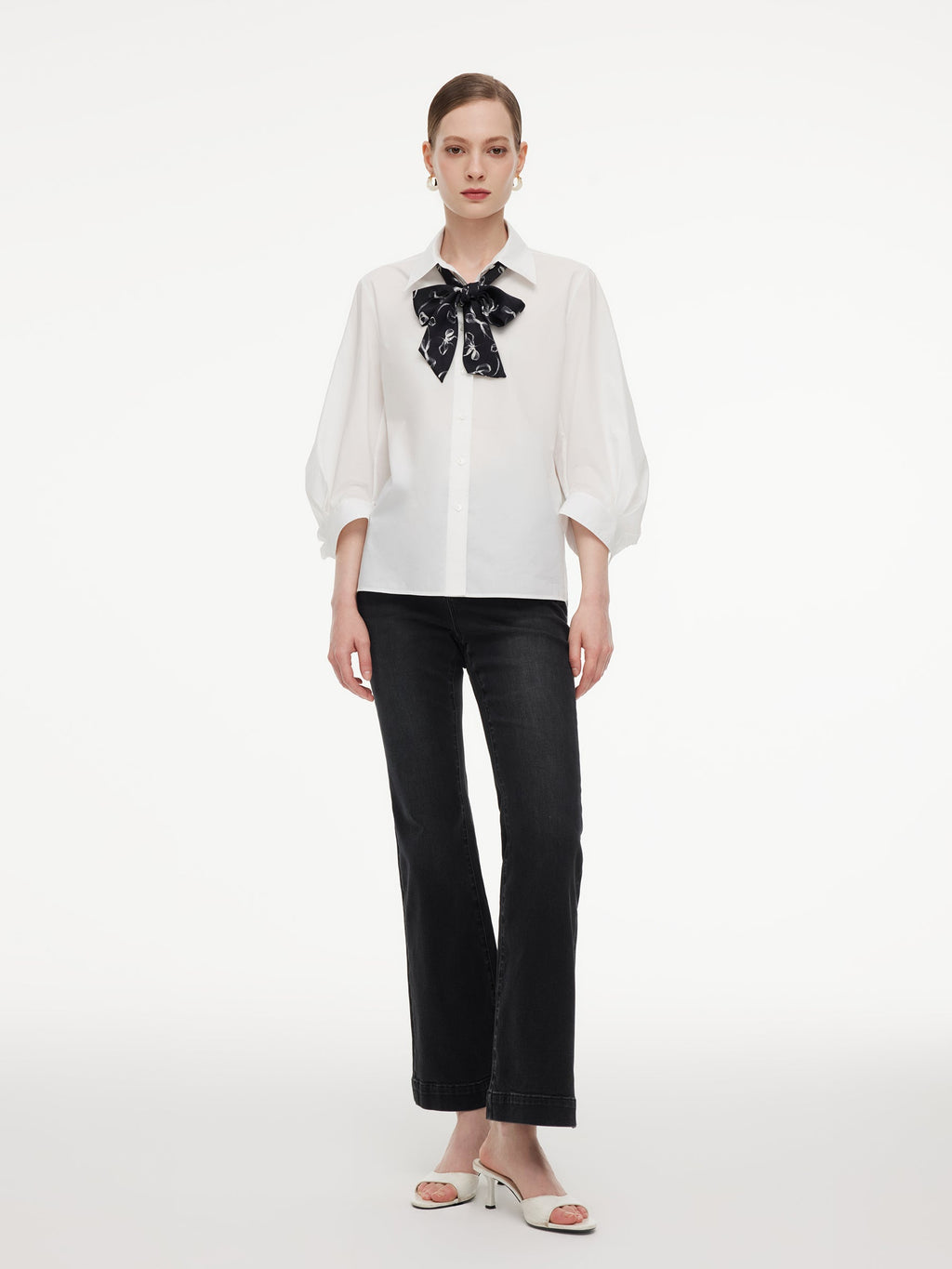Cotton Puff Sleeve Shirt