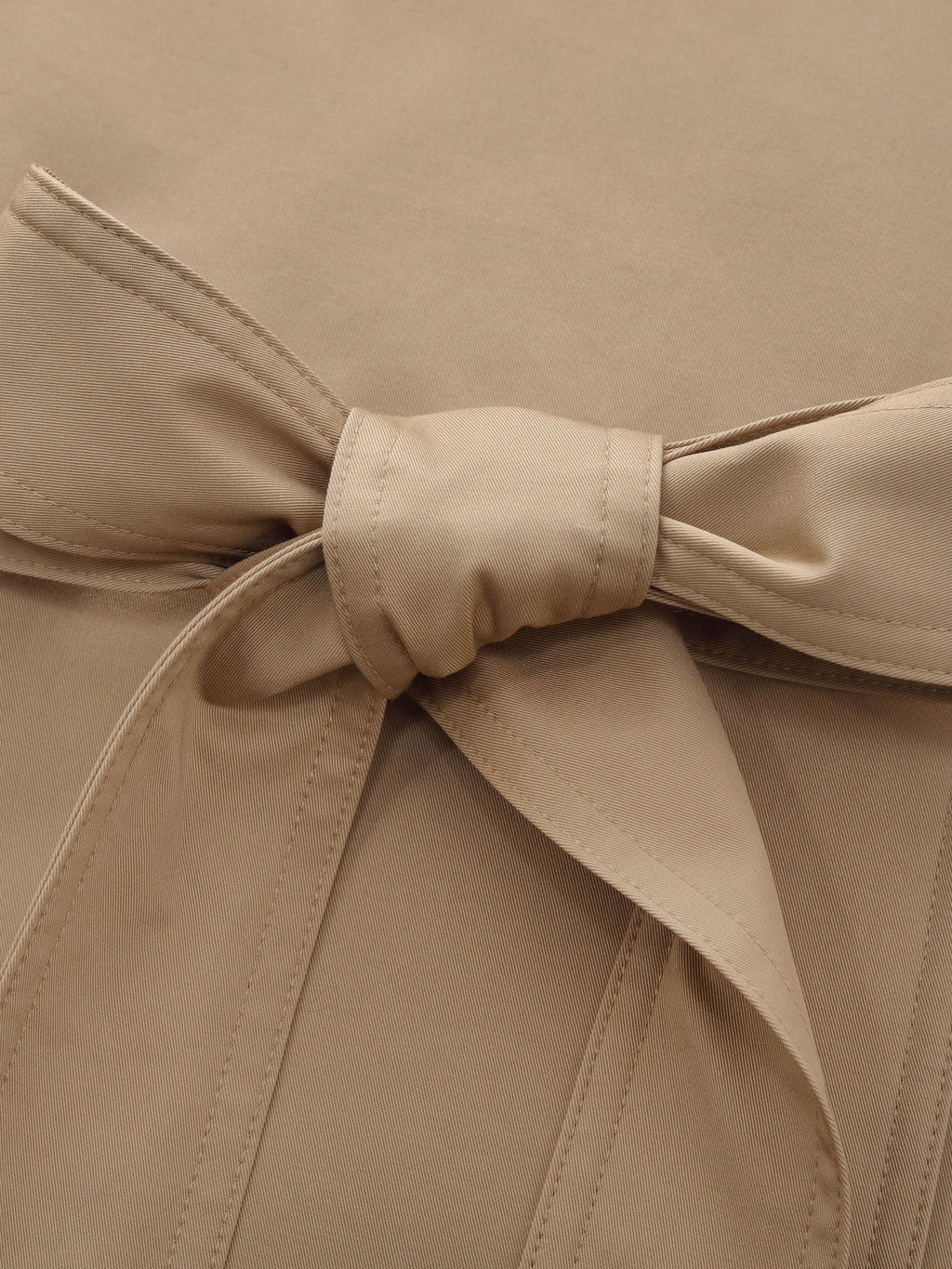Cotton Stand Collar Trench