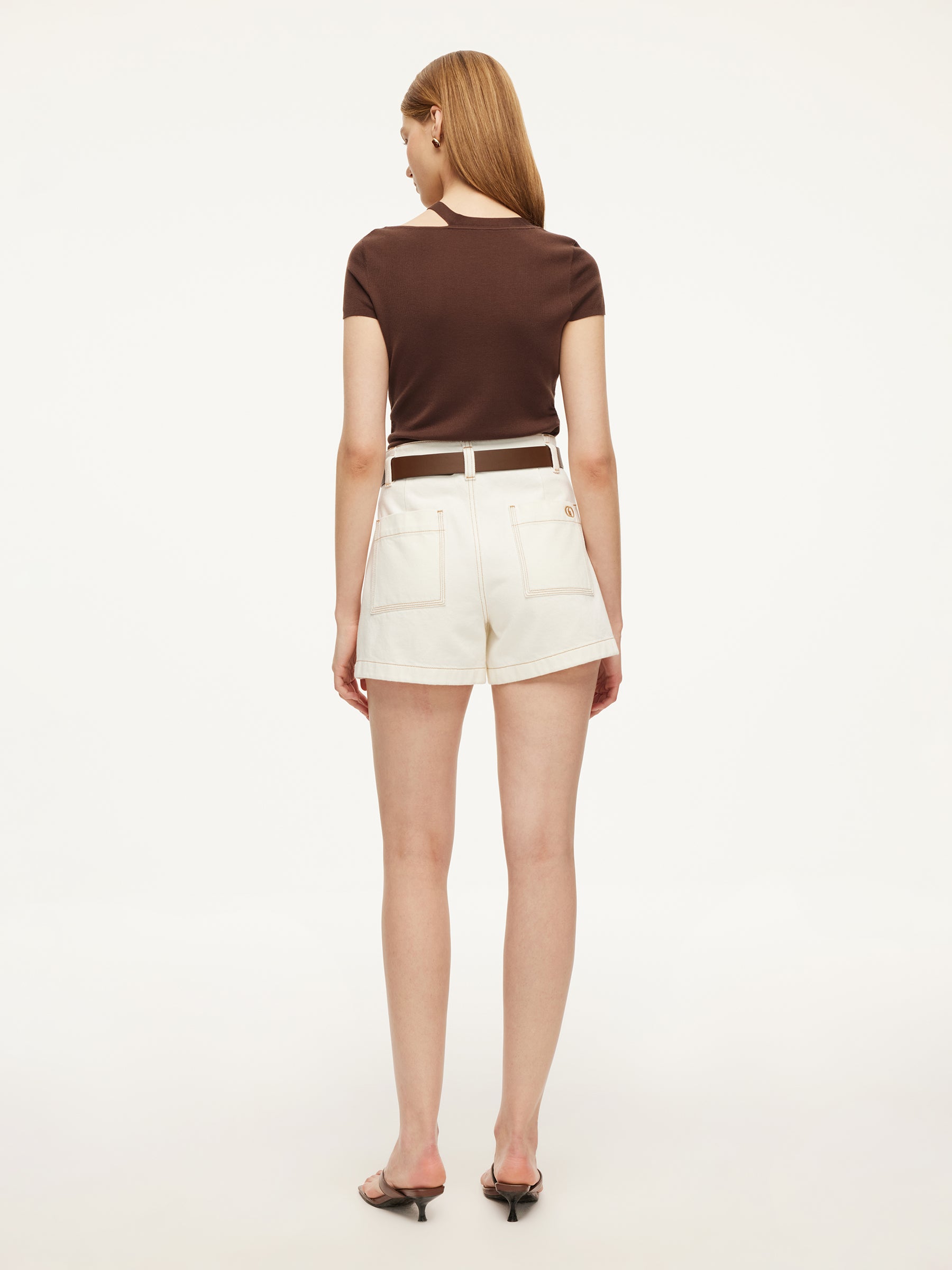Cotton Embroidered Shorts