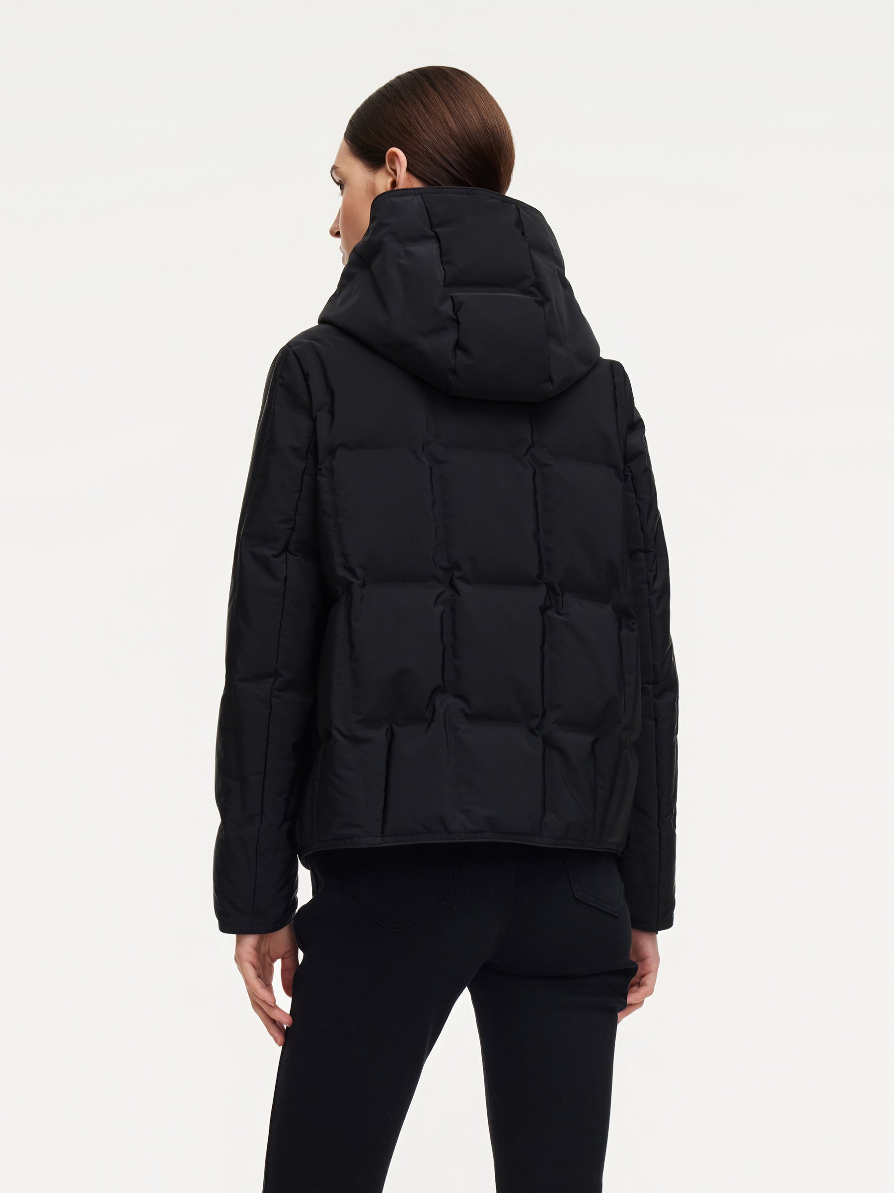 Double-Layer Hooded Collar