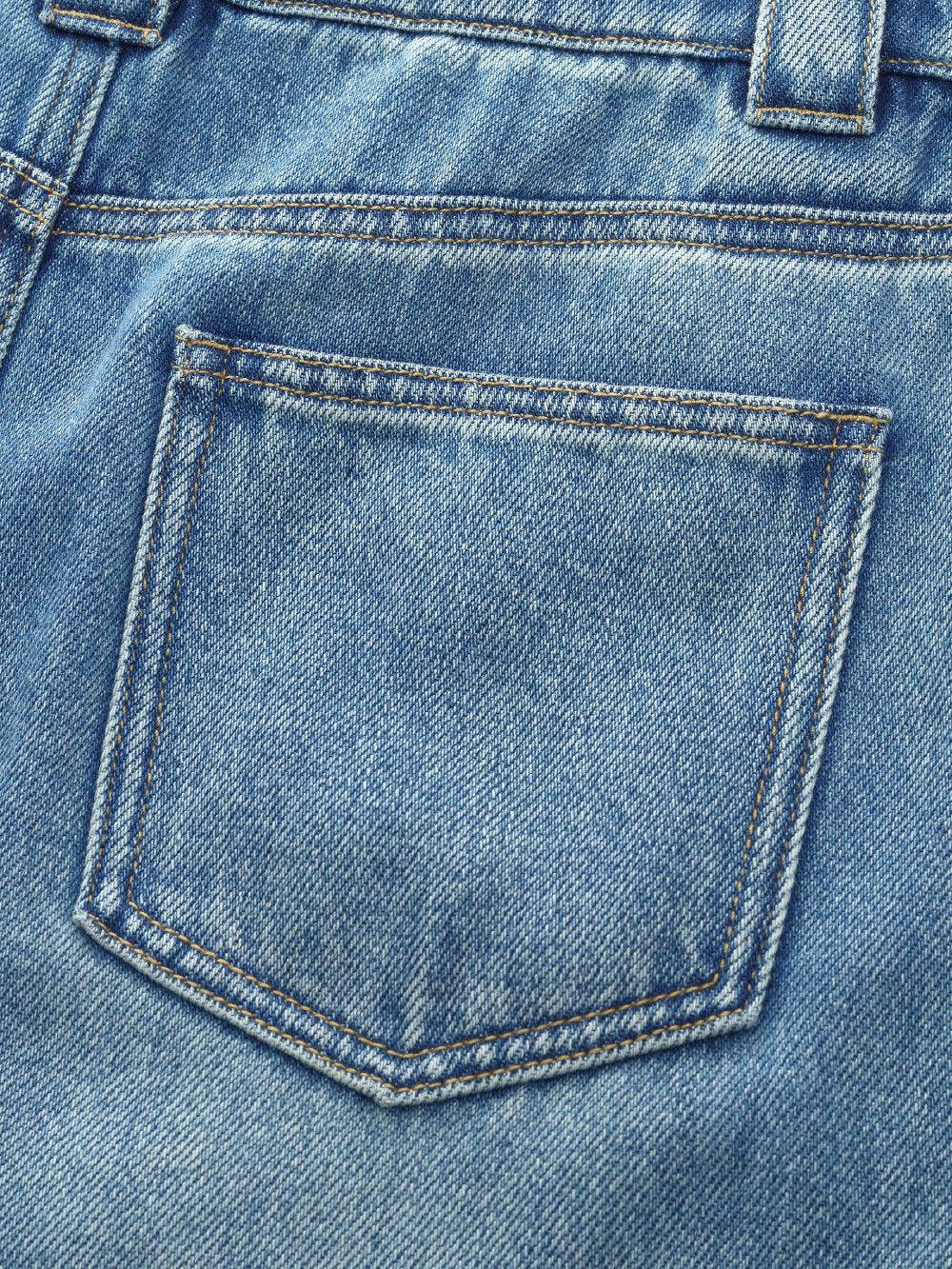 Lyocell-Cotton Denim Skirt