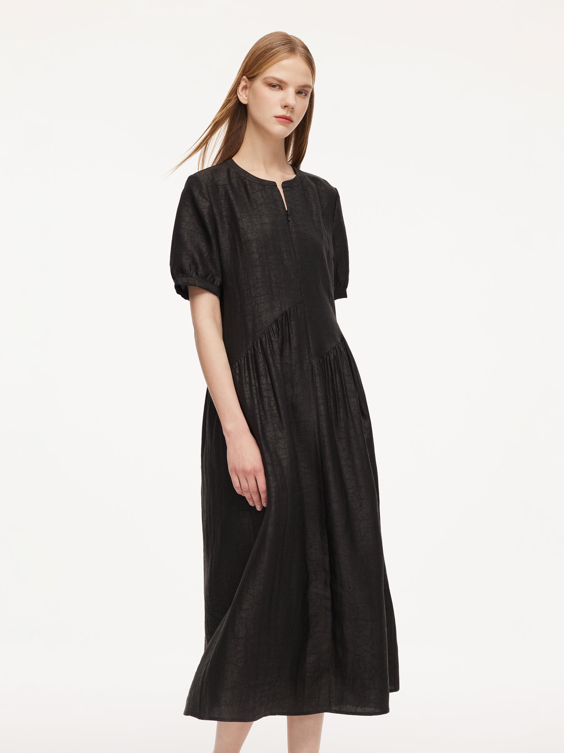 Silk Asymmetrical Dress