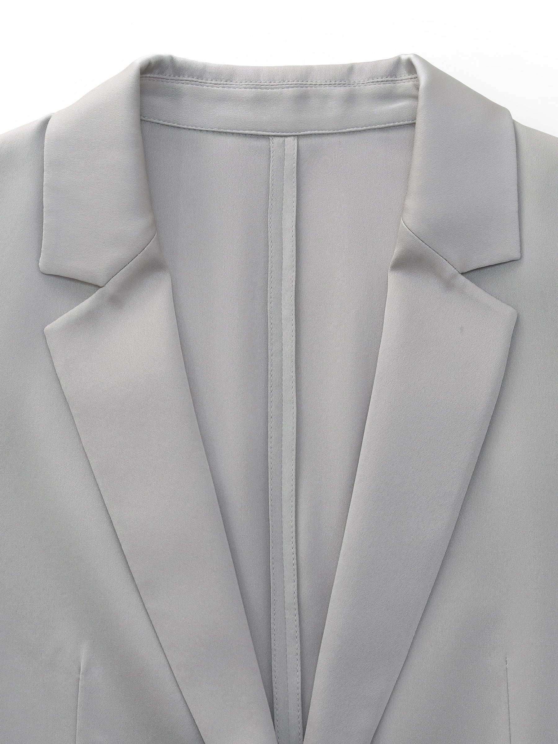 Mulberry Silk Stretch Blazer