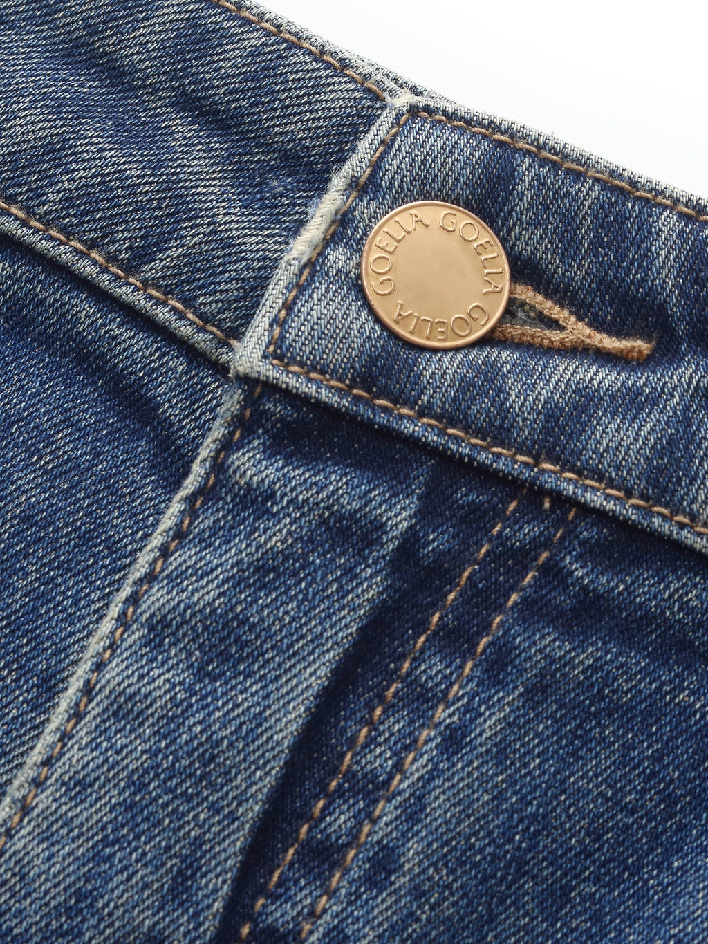 Ankle-Length Straight Denim