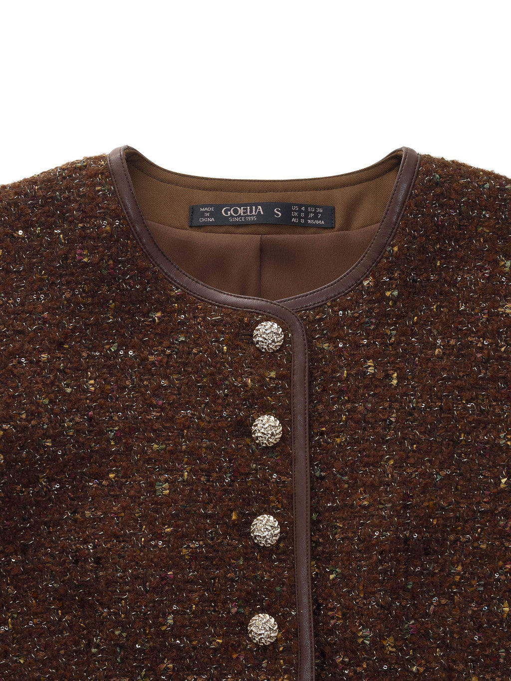 Wool Blend Sequin Jacket