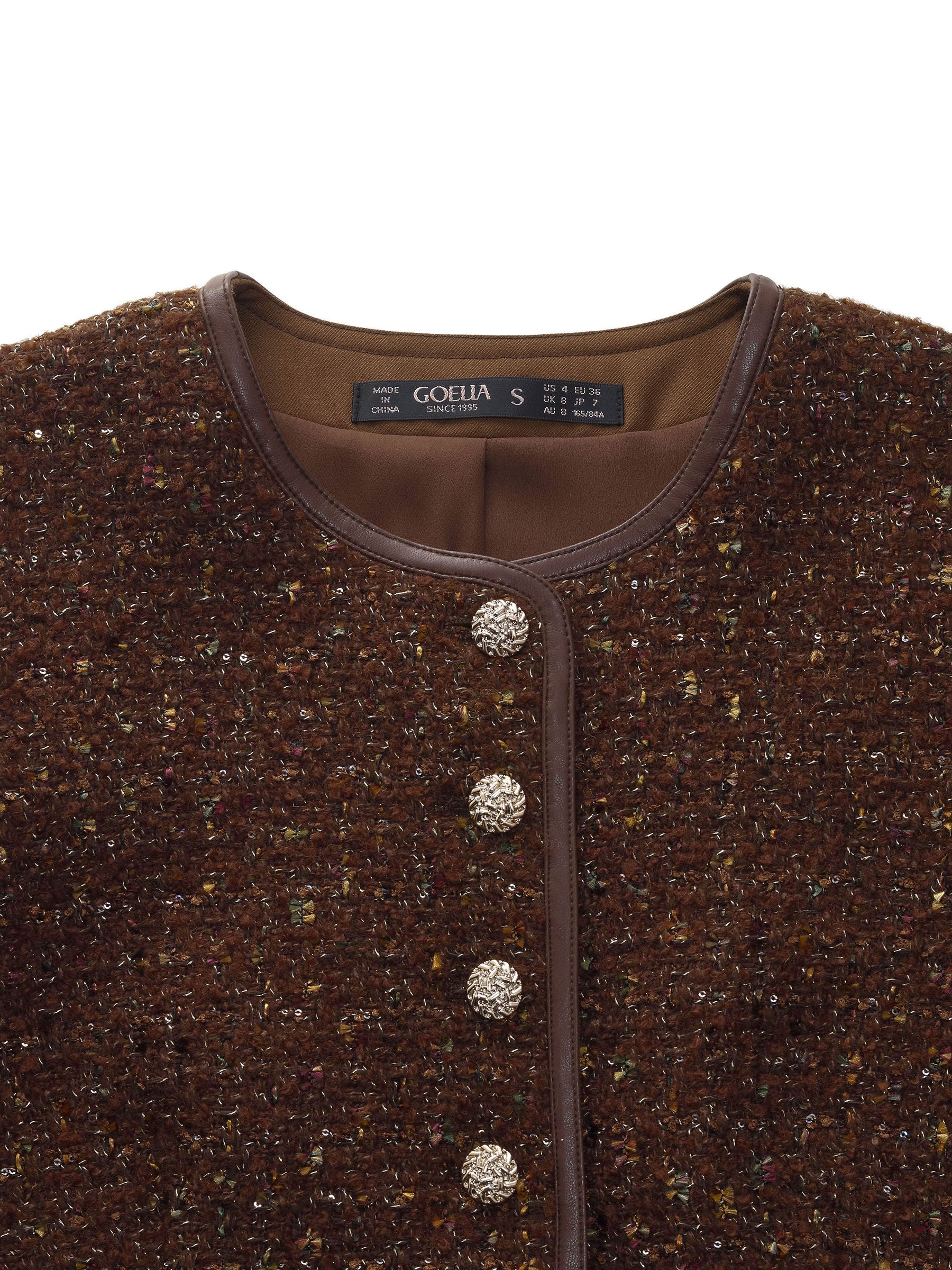 Wool Blend Sequin Jacket