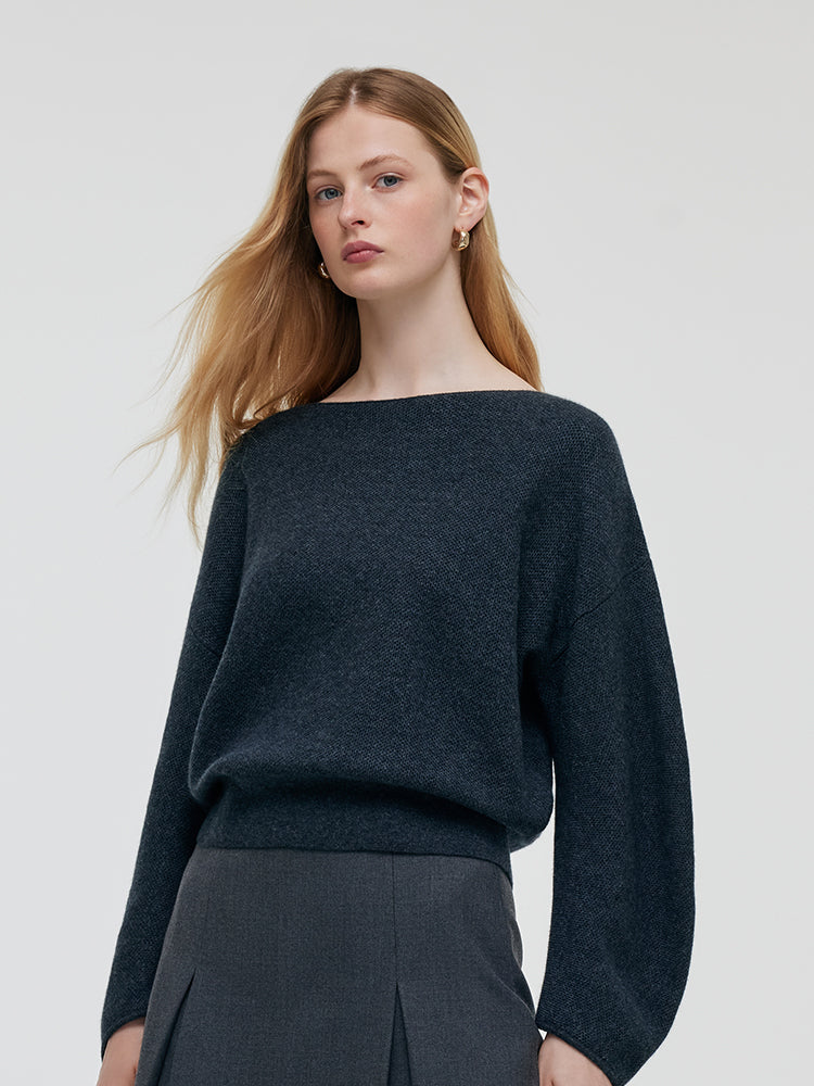 Cashmere Drop Shoulder Cardigan