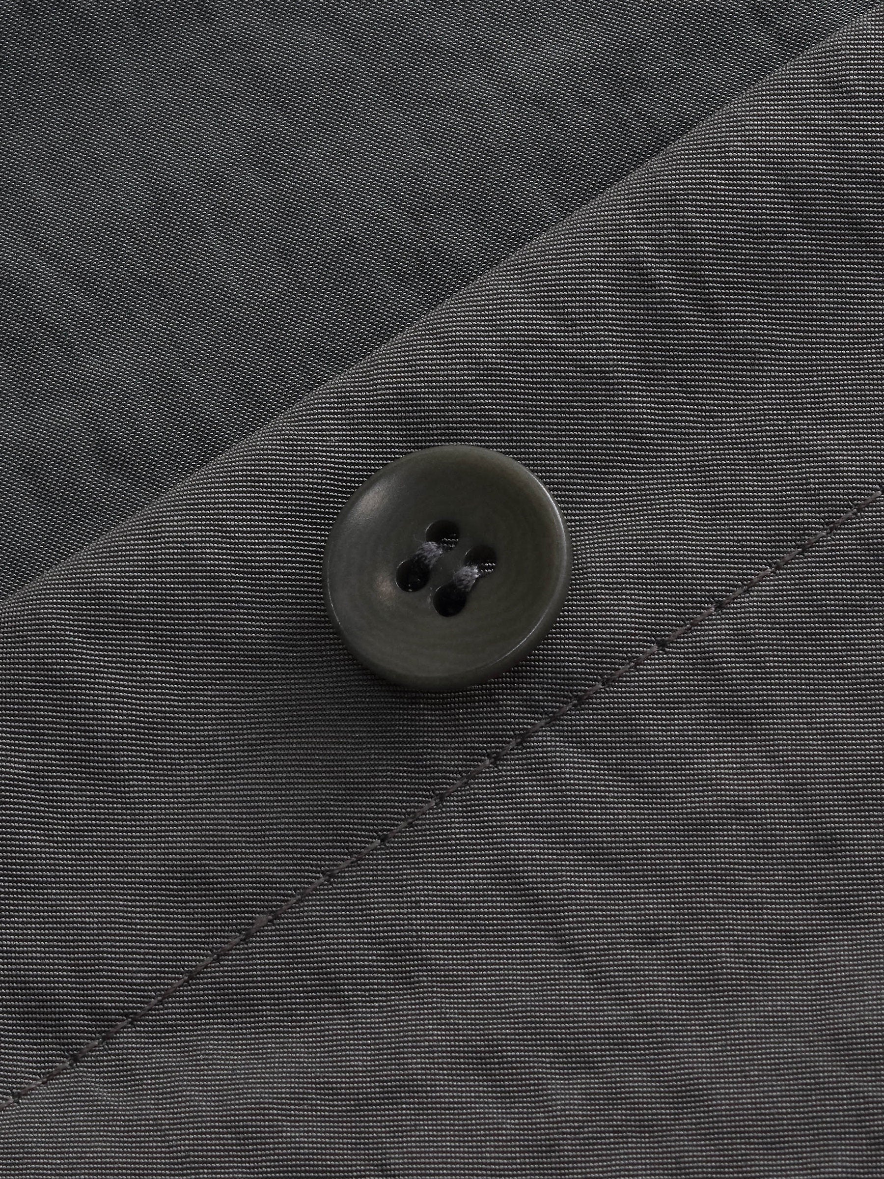 Triacetate Drape Trench