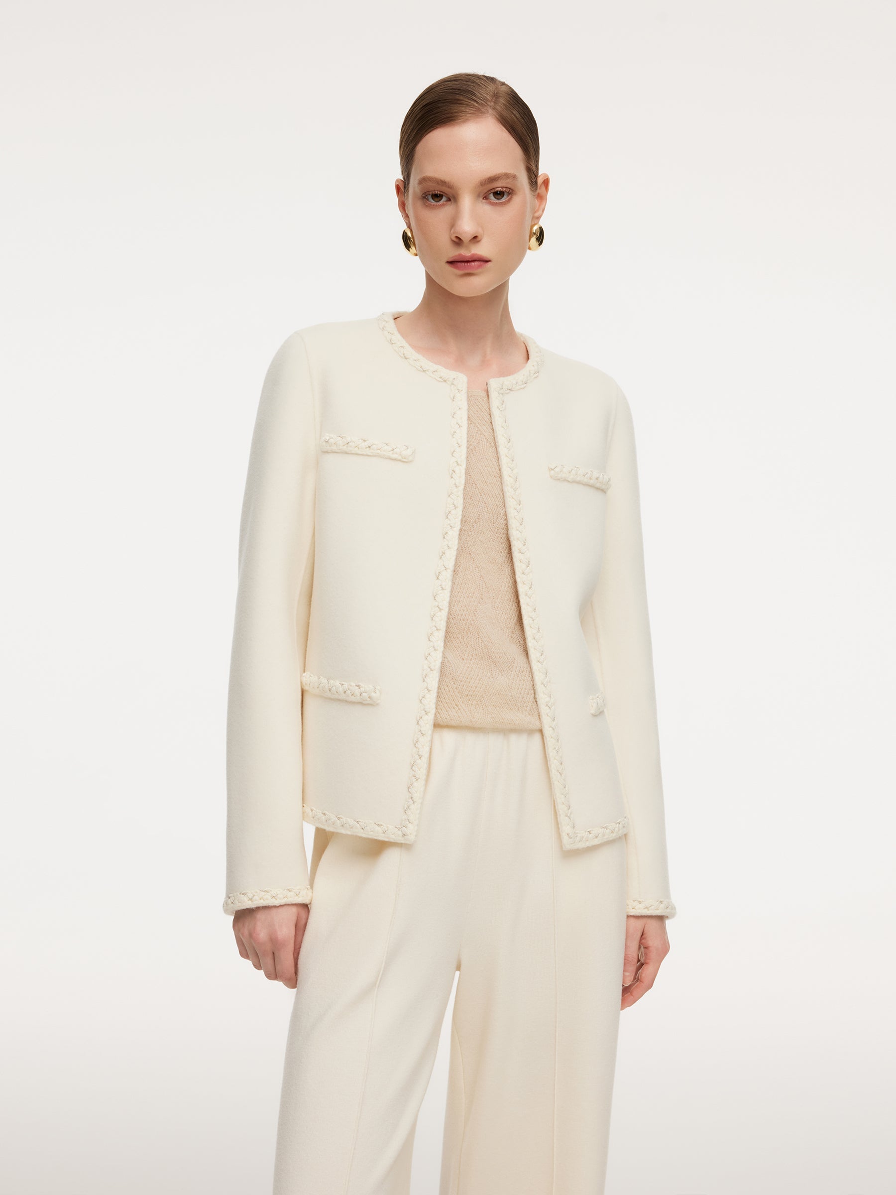 Double-Faced Cashmere Wool Jacket