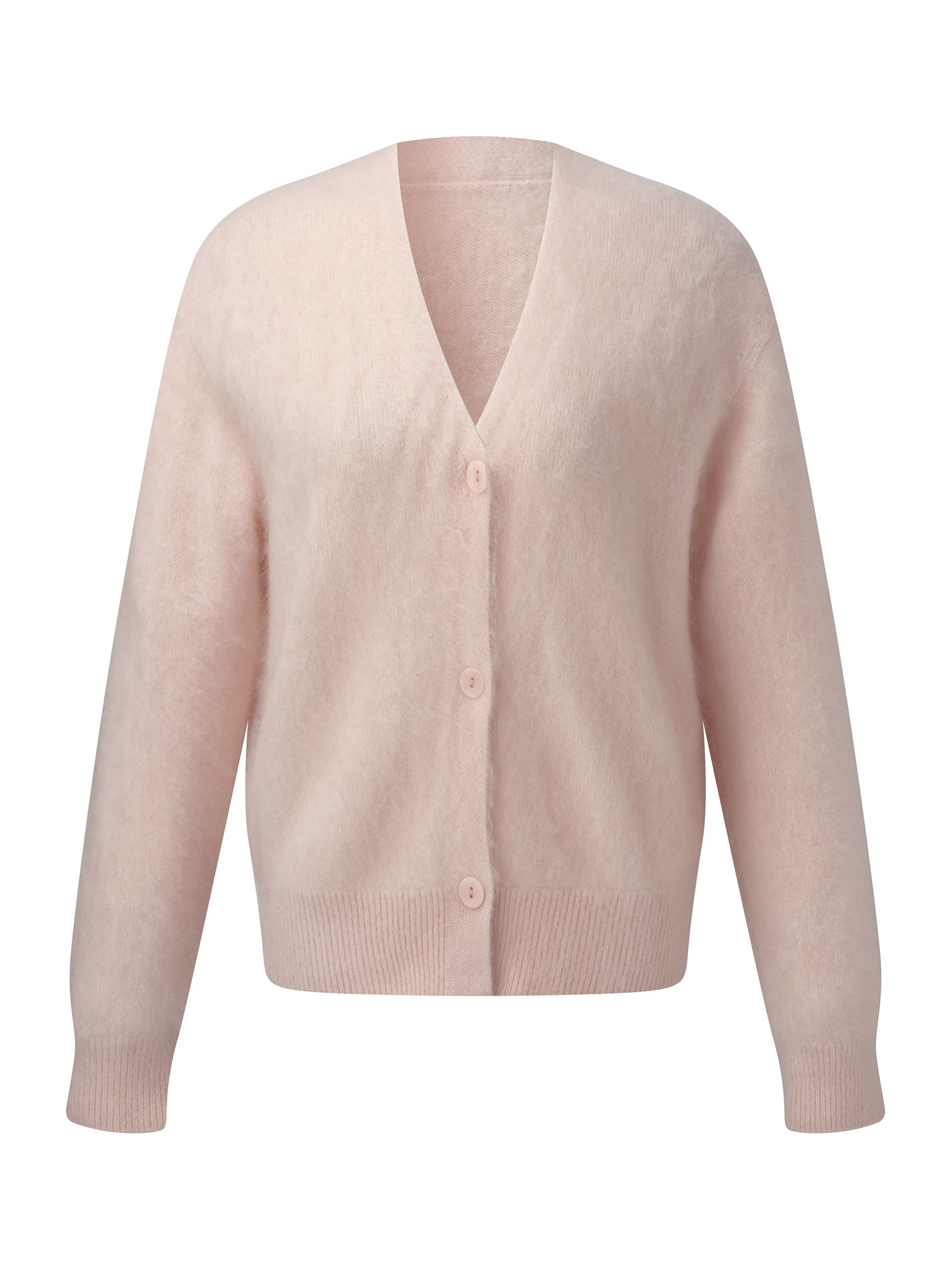 Dropped Shoulder V-Neck Cardigan
