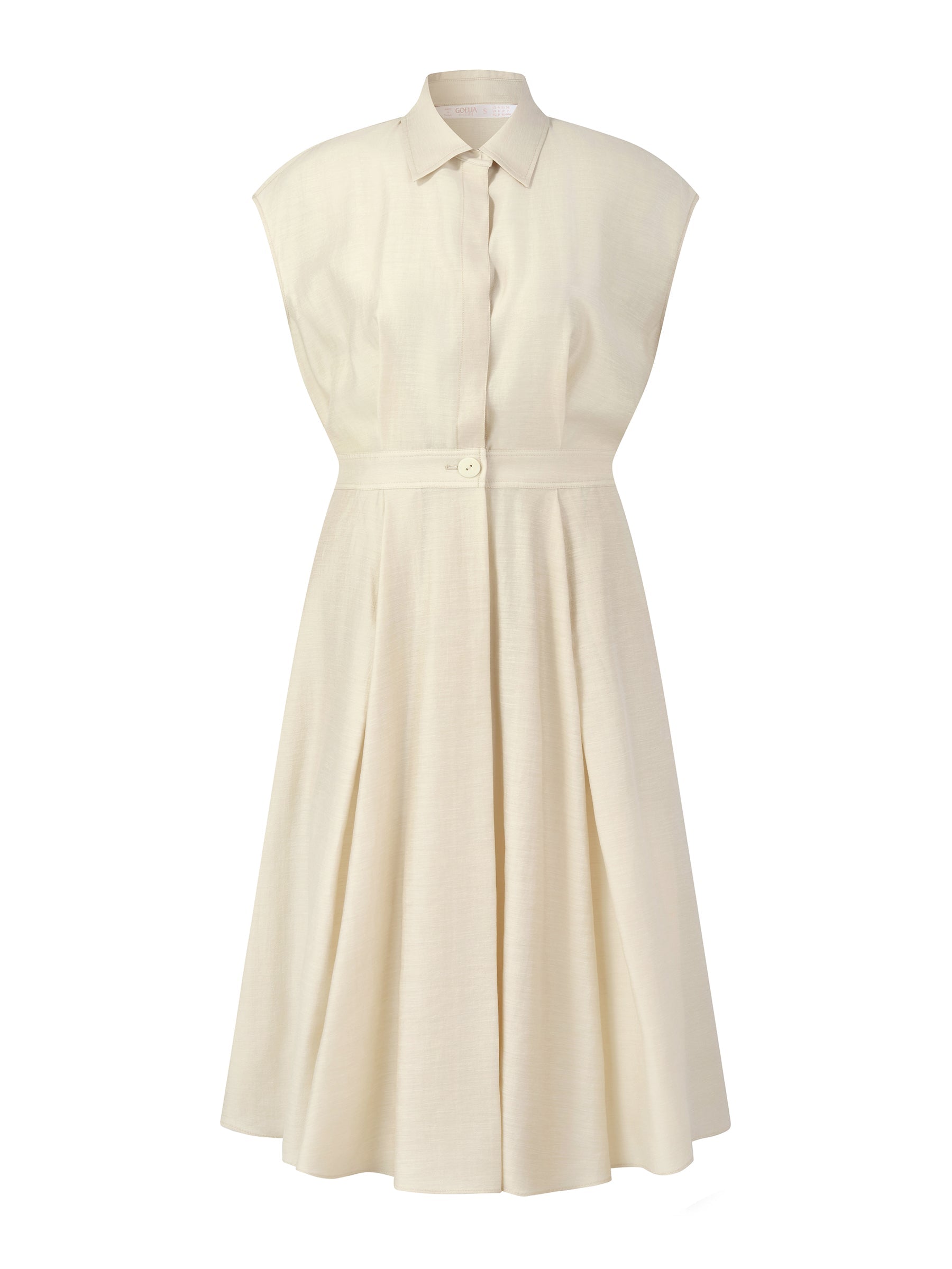 Tencel-Acetate-Linen Shirt Dress