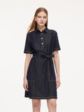Denim Shirt Mini Dress