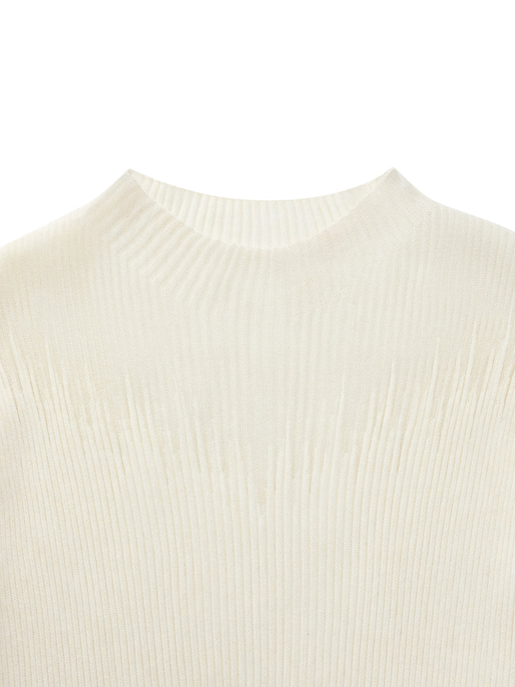 Mock-Neck Ruffle Tank