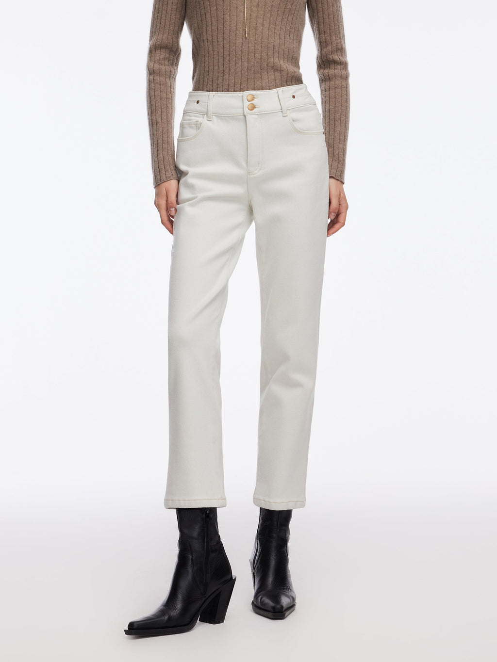Fleece-Lined Straight Ankle