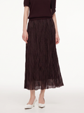 Tiered Crinkle Mesh Skirt