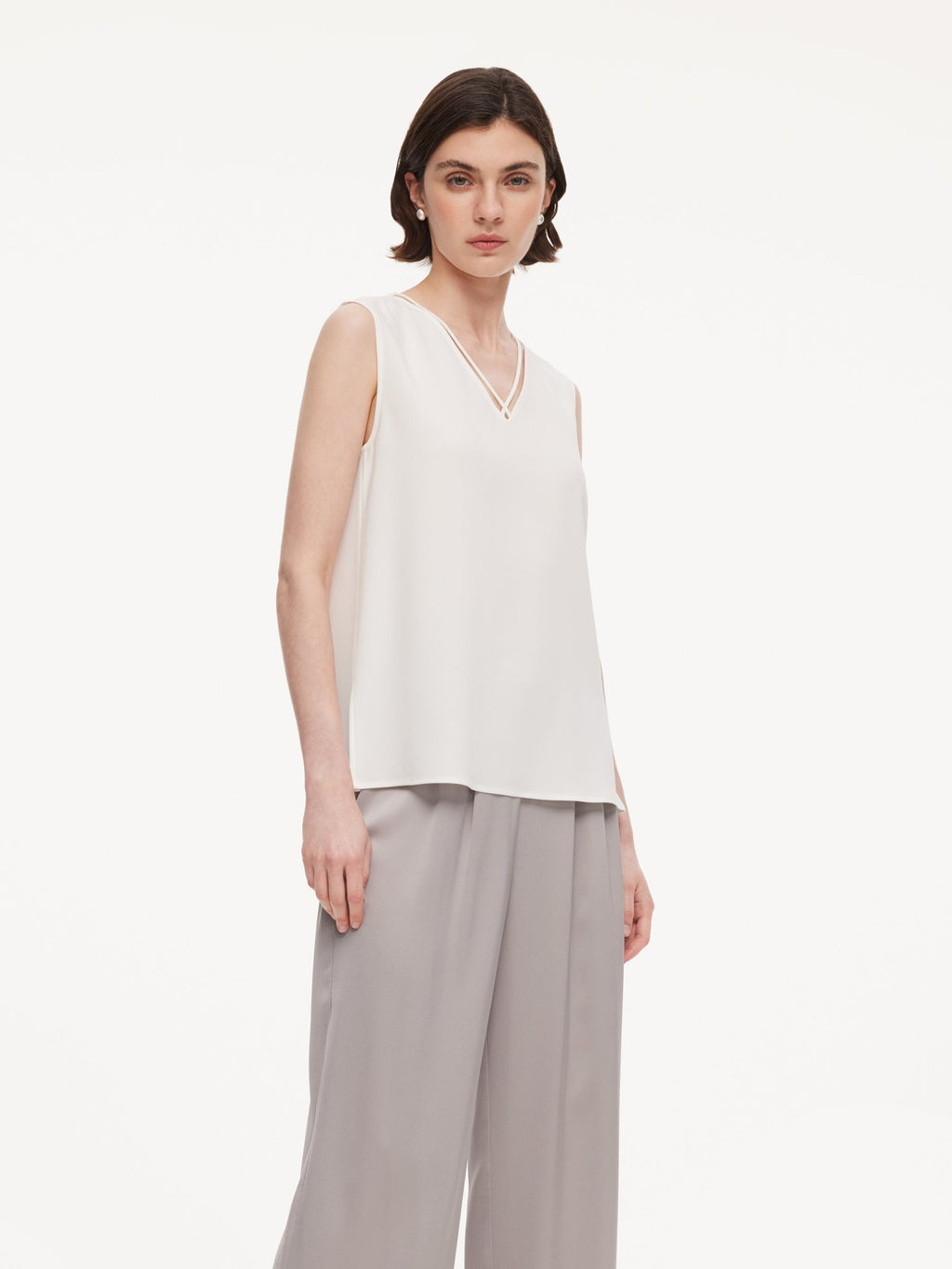 Triacetate Matte-Satin Tank