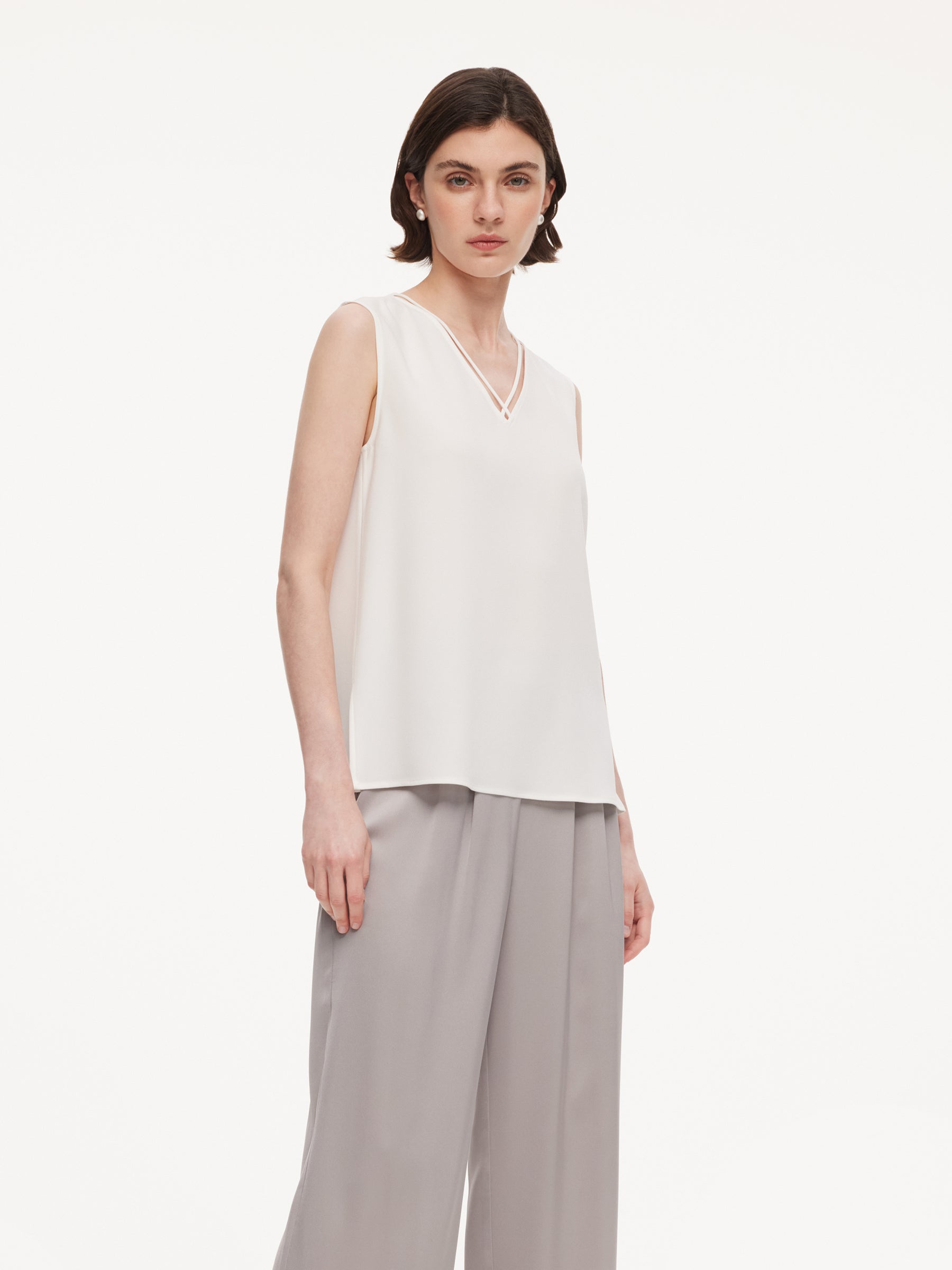 Triacetate Matte-Satin Tank