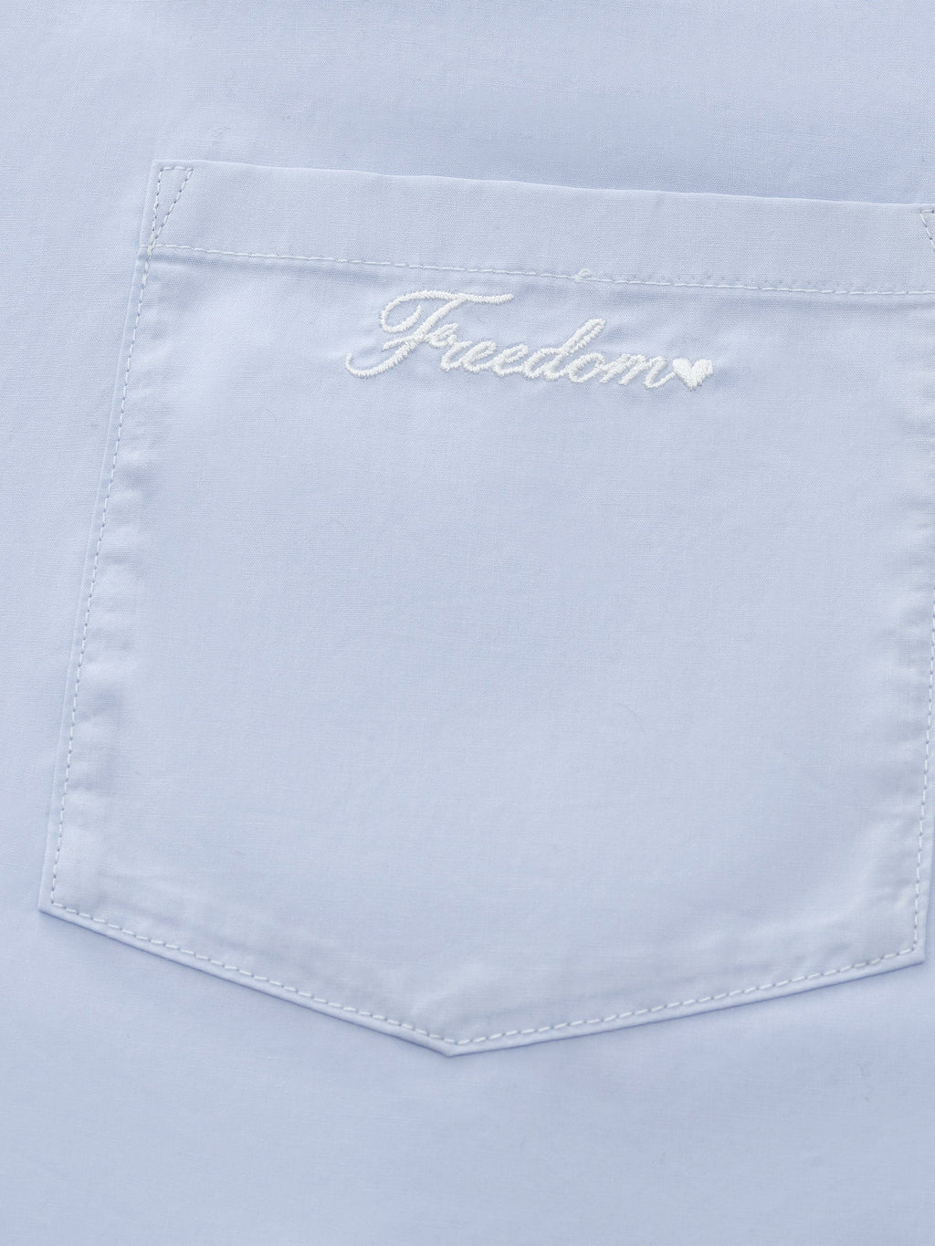 Oversized Letter Embroidered Shirt