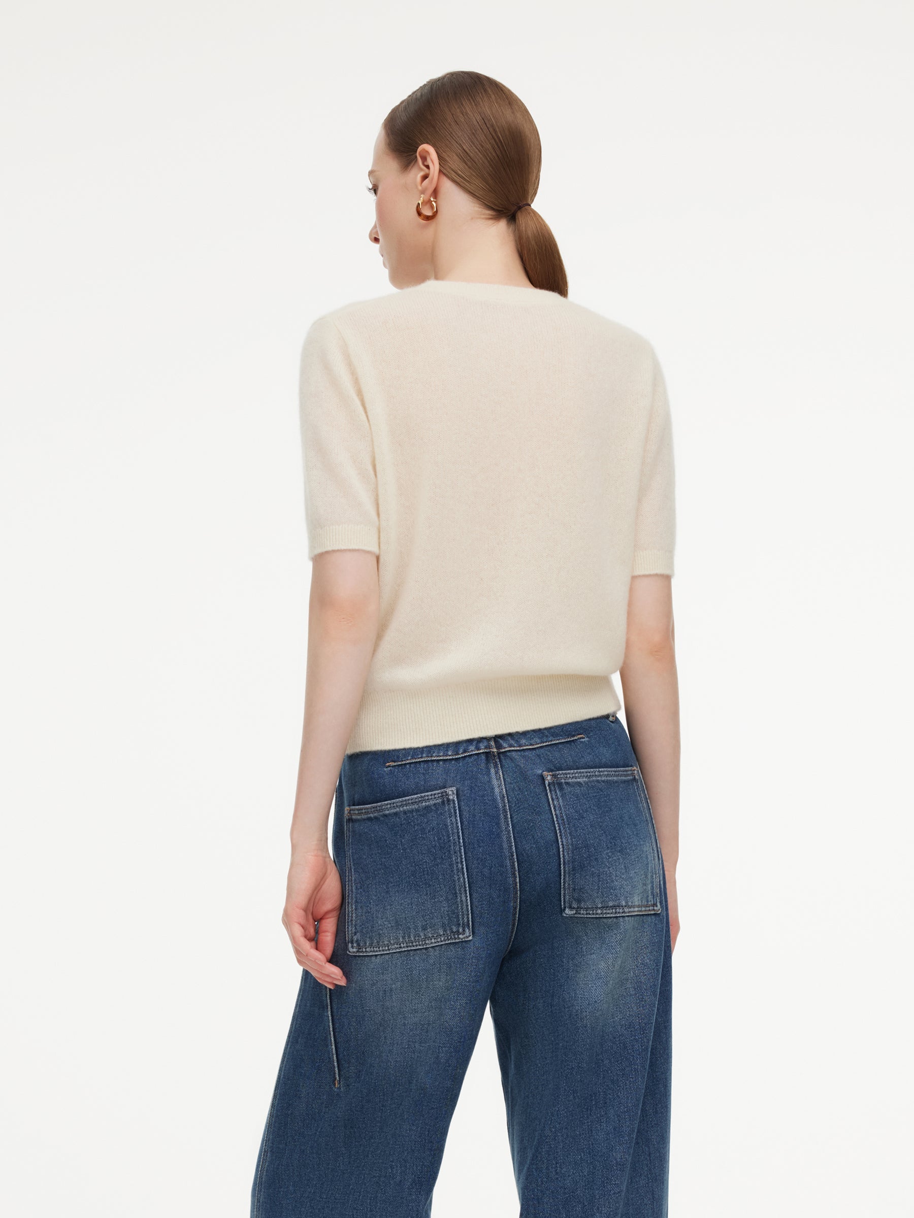 Cashmere Sequin Crew