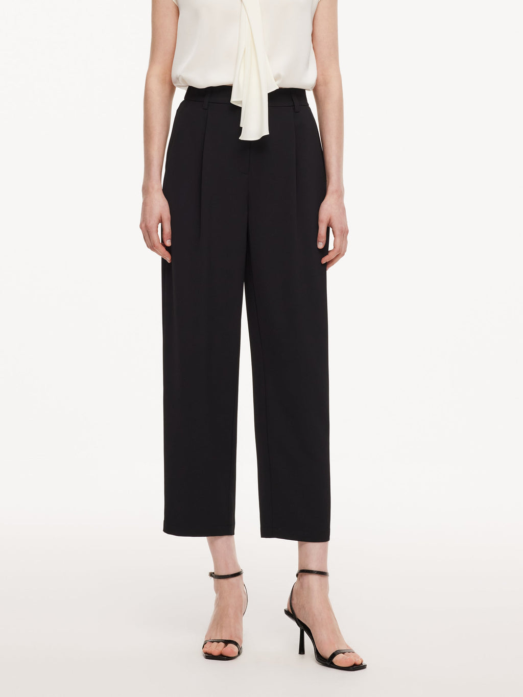 Wrinkle-Resistant High-Waist