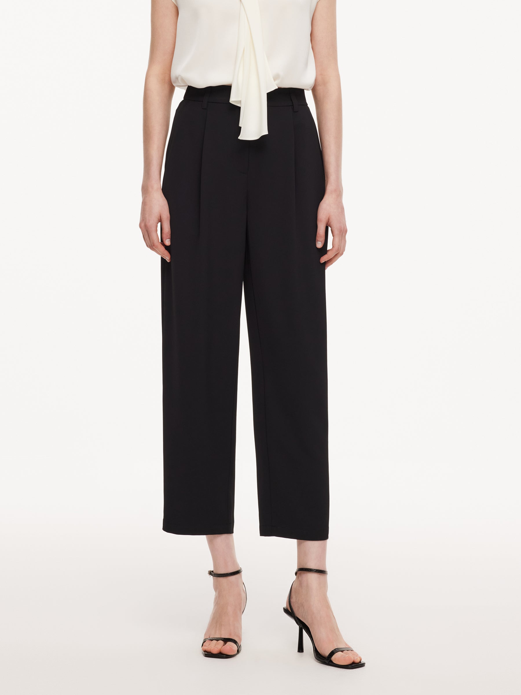 Wrinkle-Resistant High-Waist