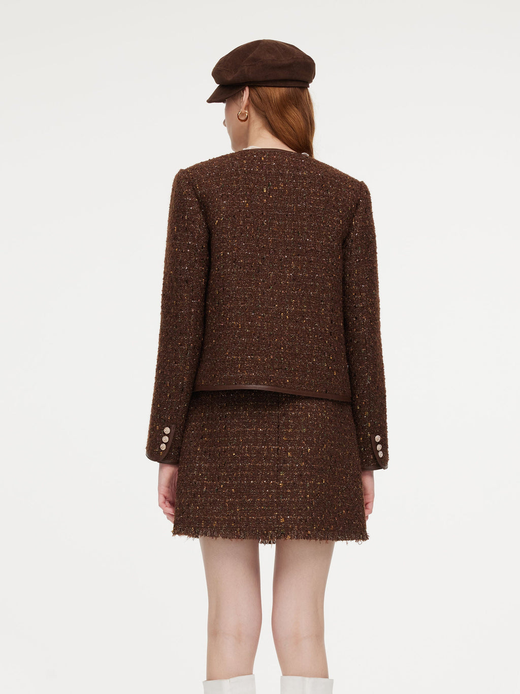 Wool Blend Sequin Jacket