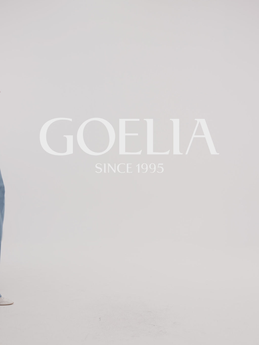 Front-Pleat Summer Denim