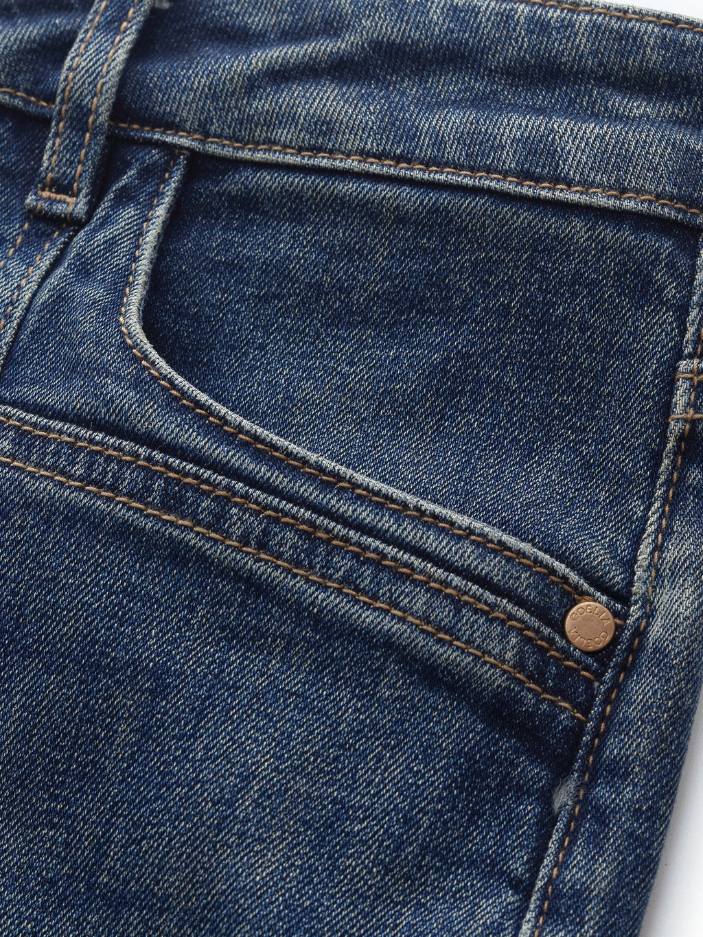 Ankle-Length Straight Denim