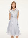 Tencel-Acetate-Linen Shirt Dress