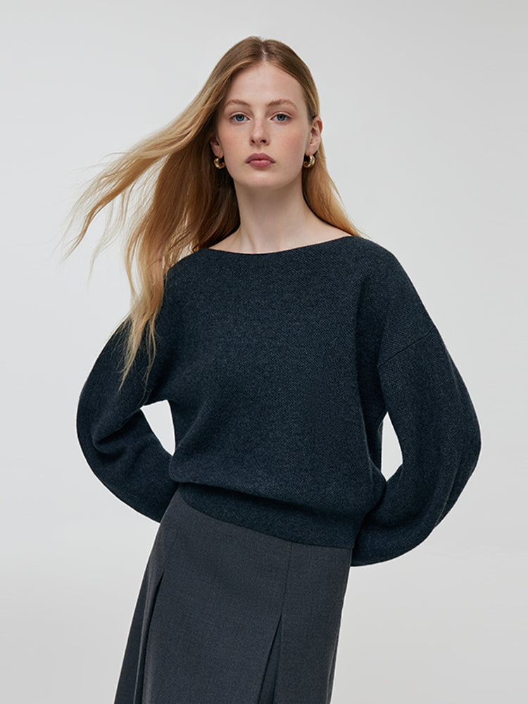 Cashmere Drop Shoulder Cardigan