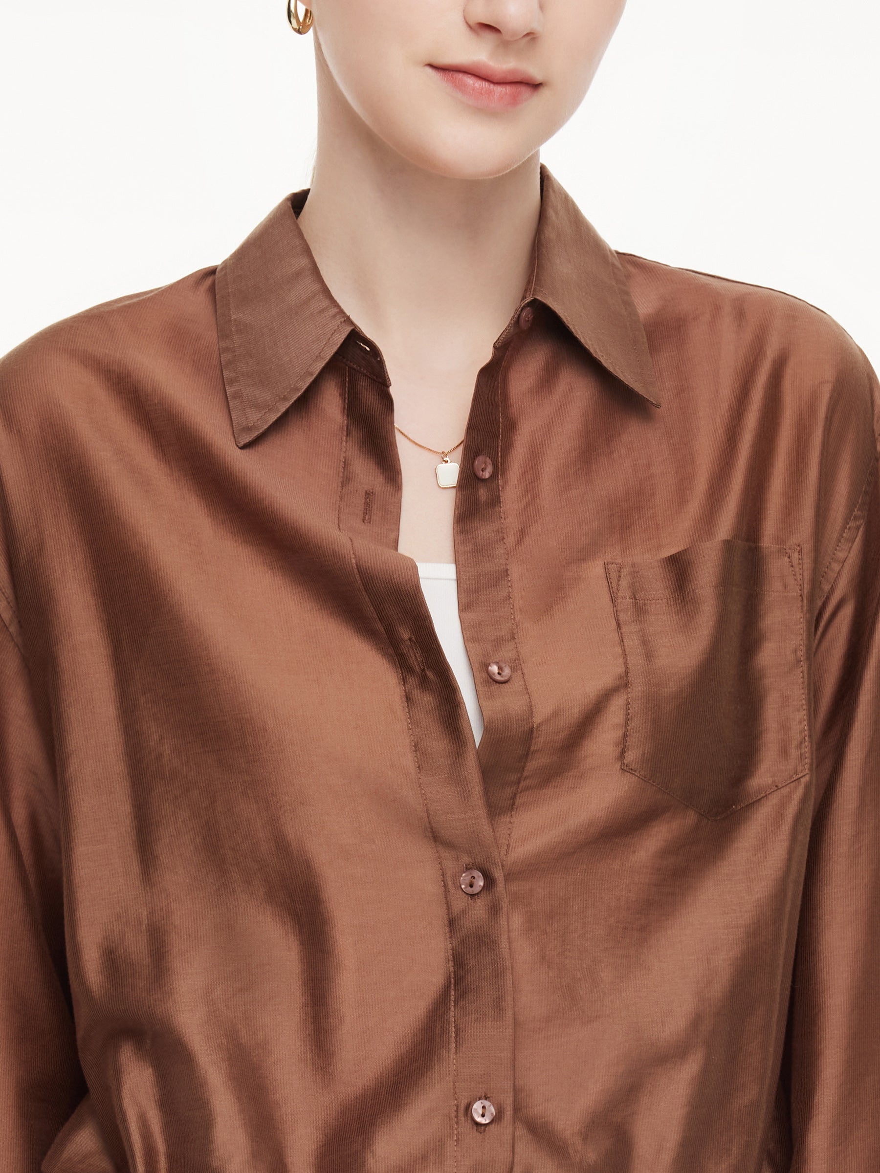 Elasticized Hem One-Piece