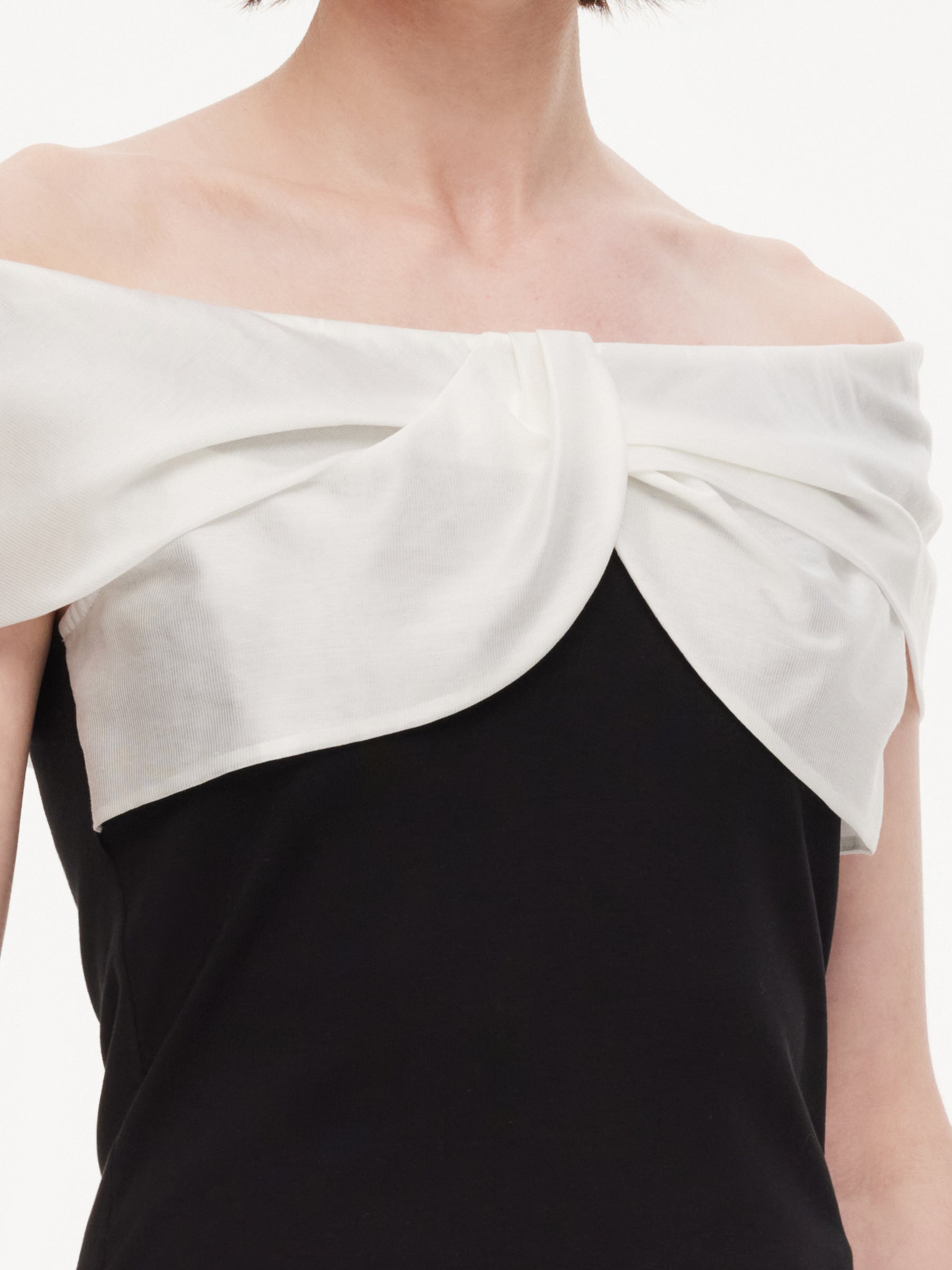 Tencel Bow Neck Top