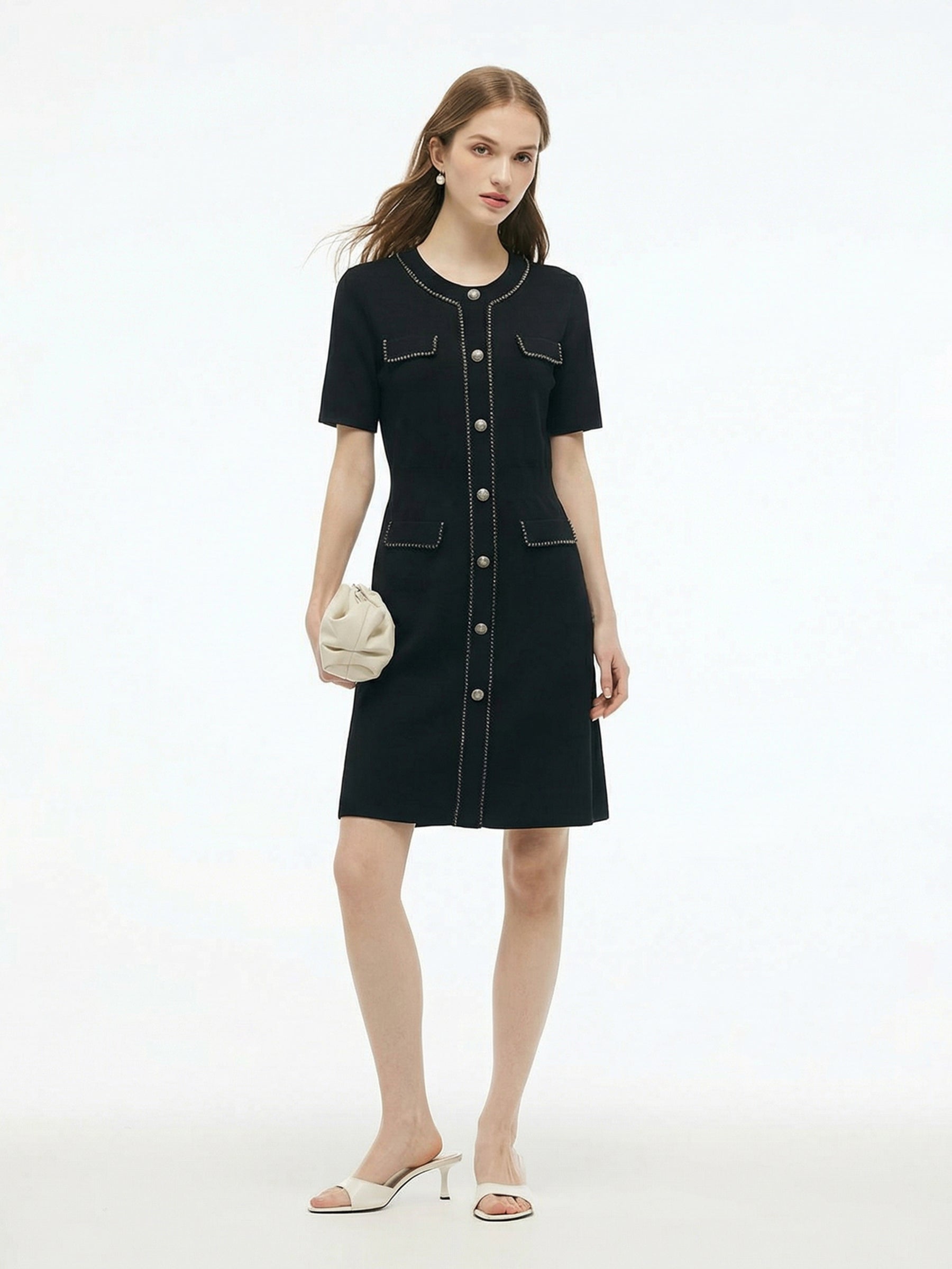 Tencel Ribbed Mini Dress