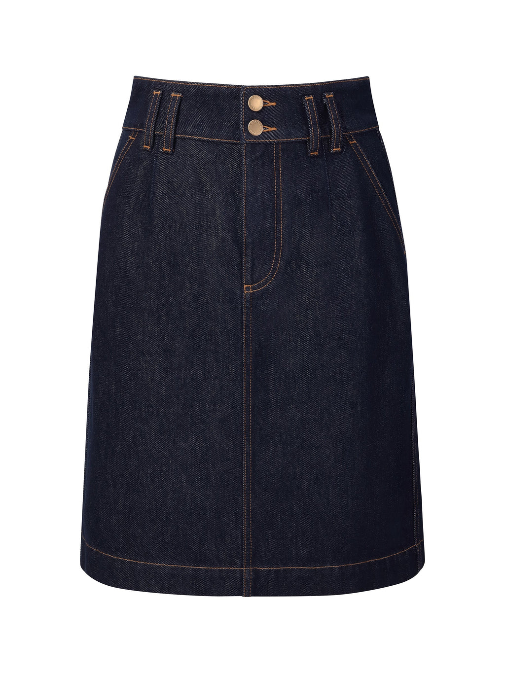 Double-Button A-Line Vintage