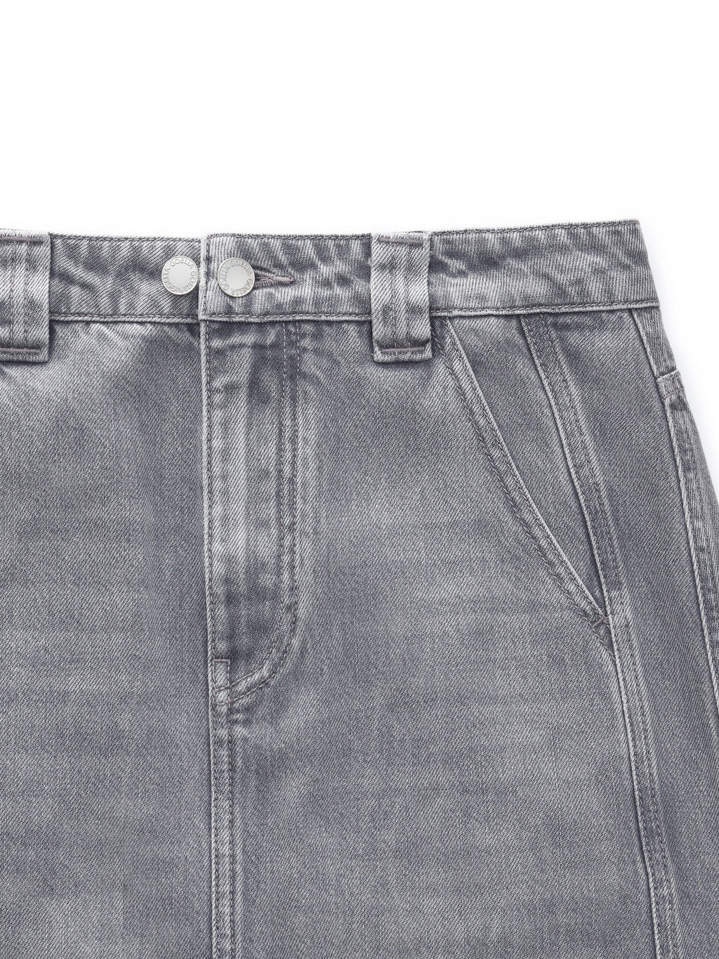 Breathable Straight Denim Skirt