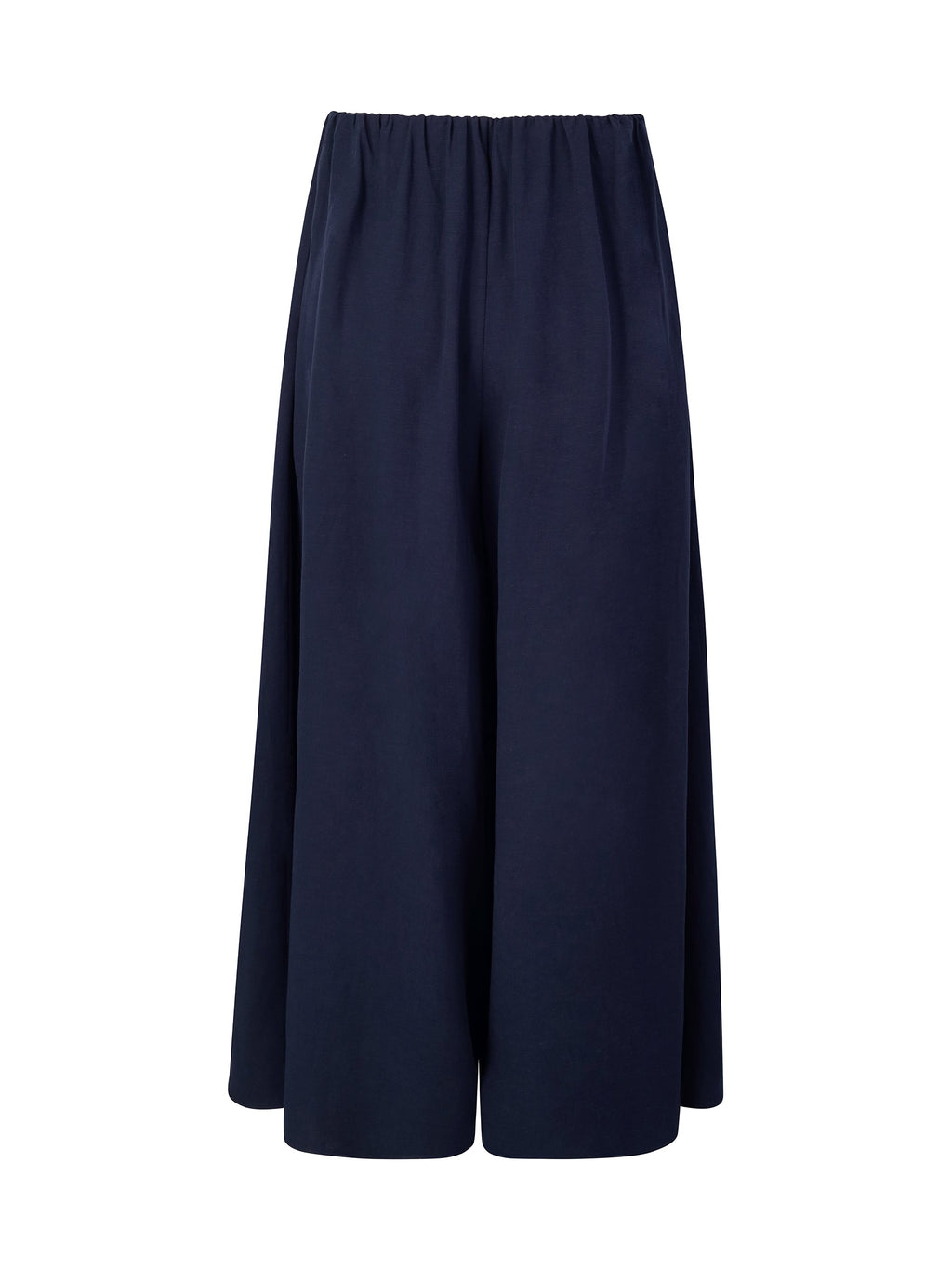 Linen-Blend A-Line Culottes