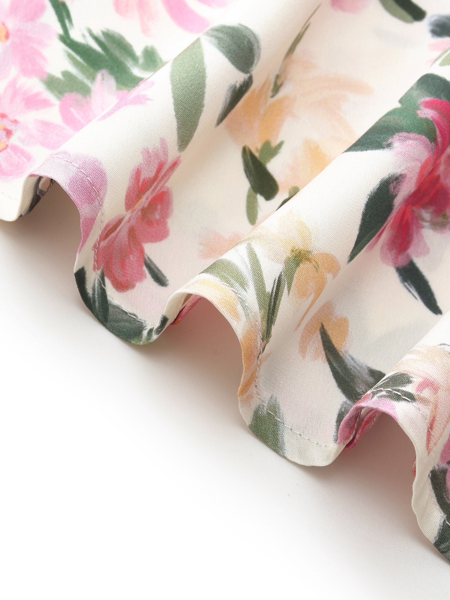 Mulberry Silk Floral Qipao Dress