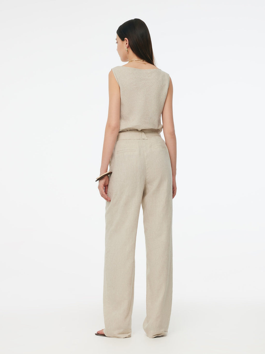 Linen H-Line Pants