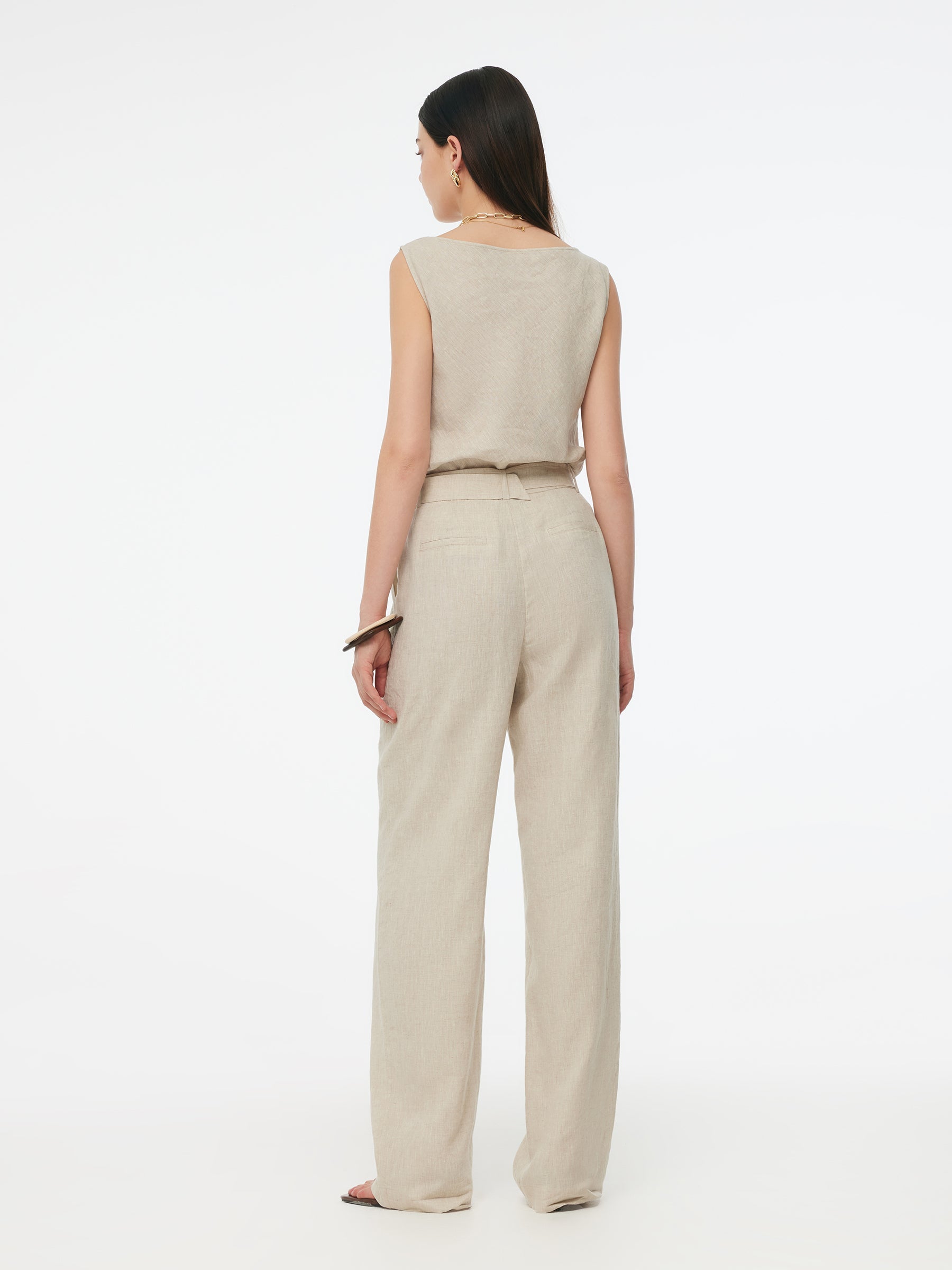 Linen H-Line Pants